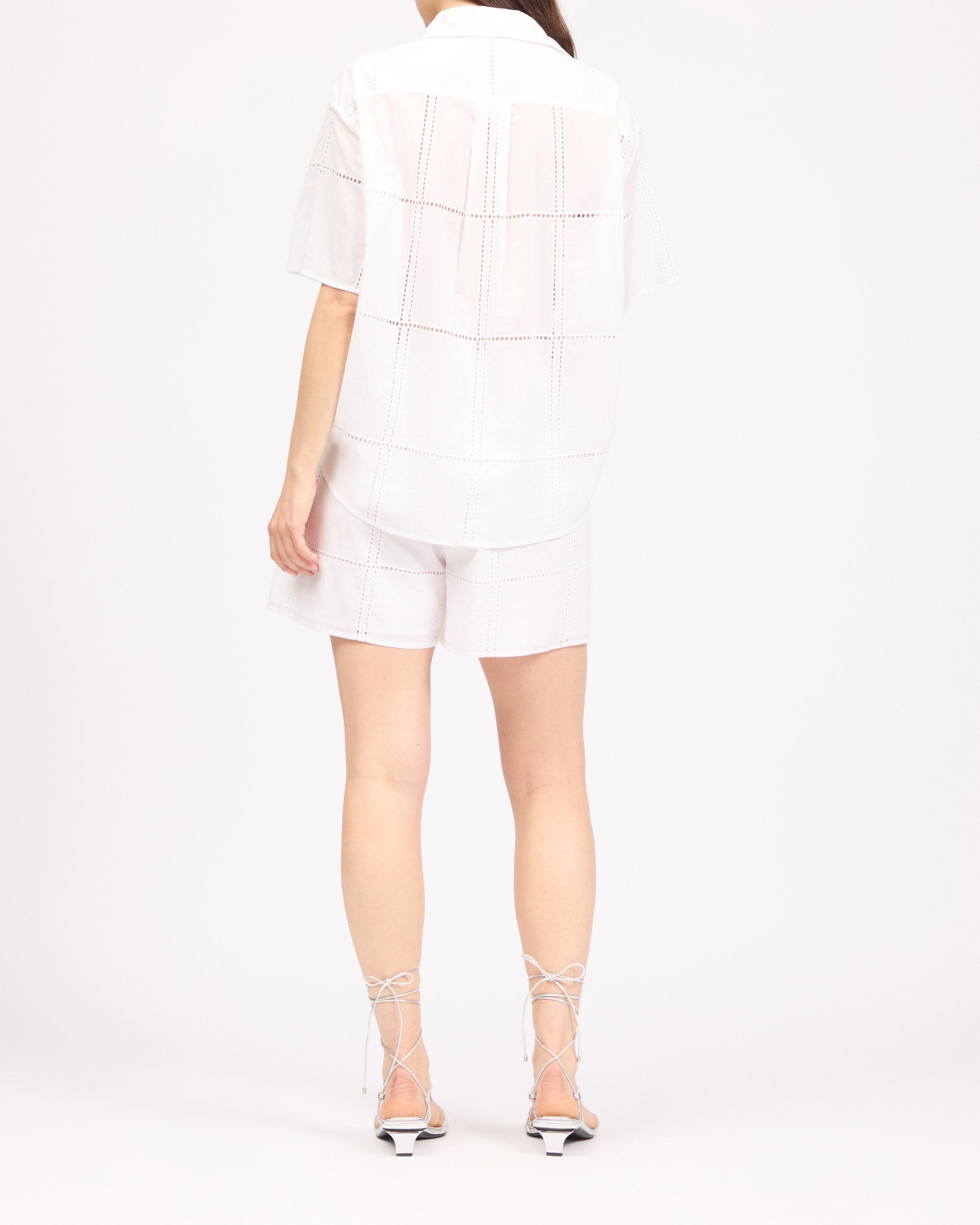 Ella Eyelet Poplin Shirt image number 2