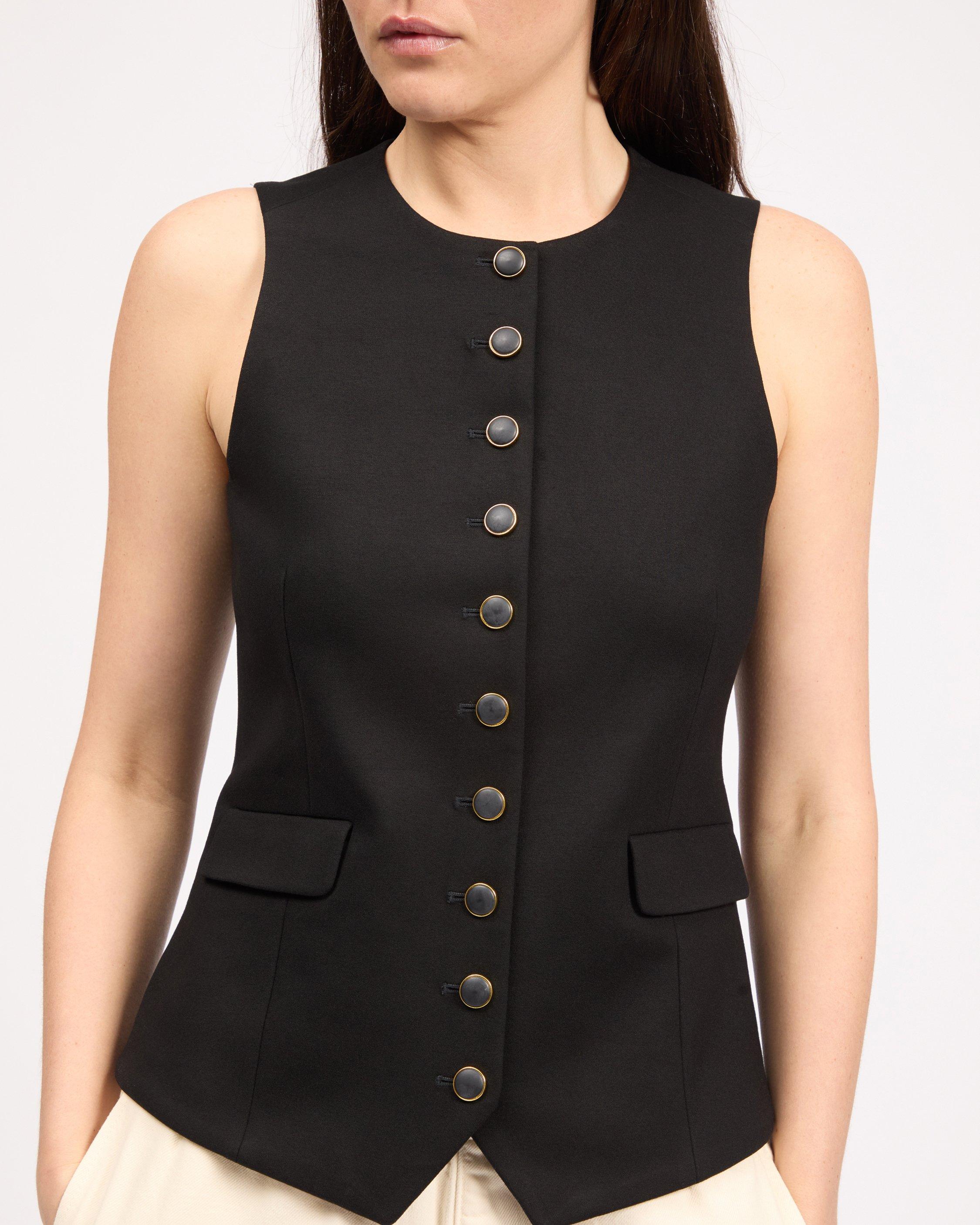 Iris Refine Knit Vest image number 1