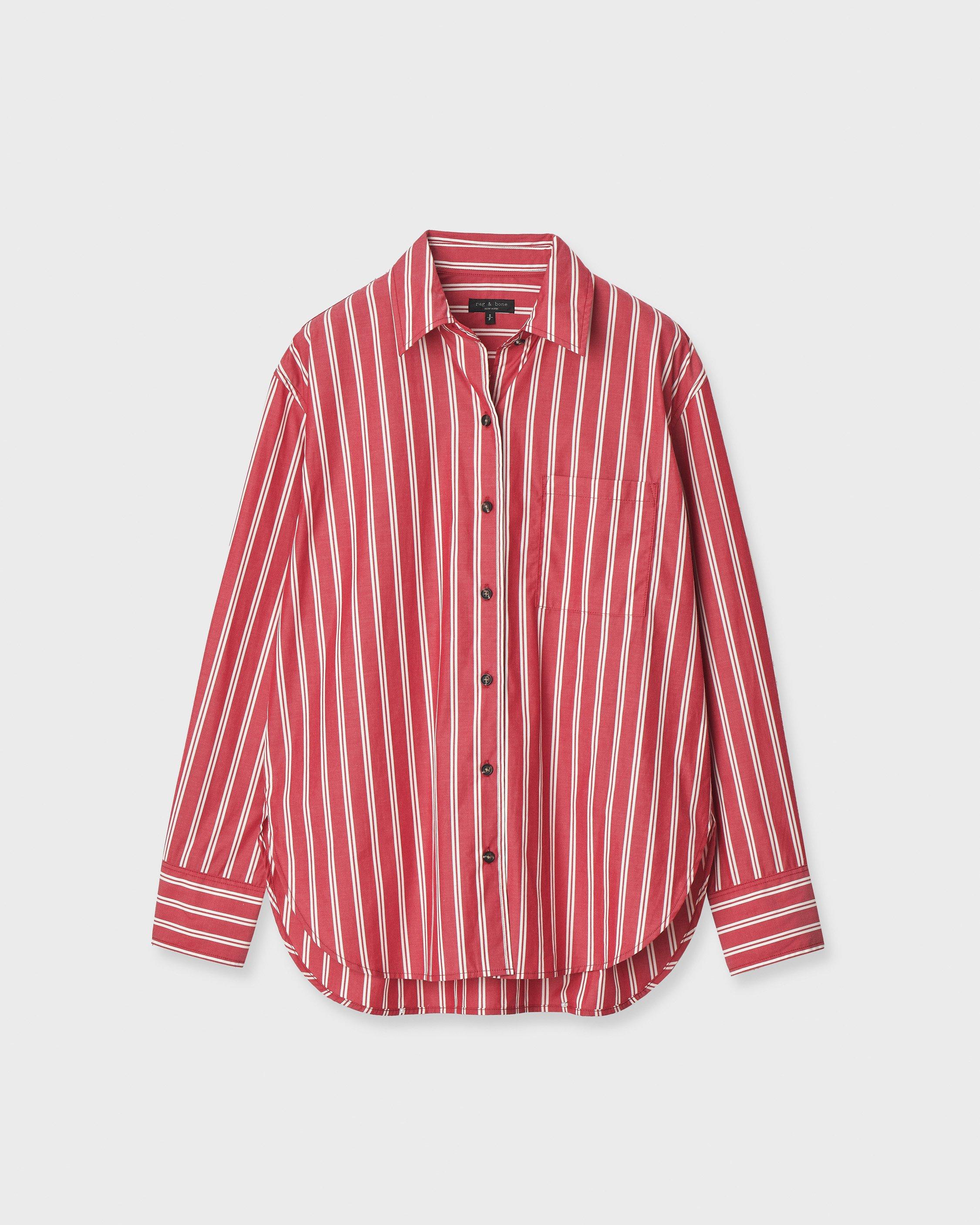 Connie Striped Poplin Shirt image number 2