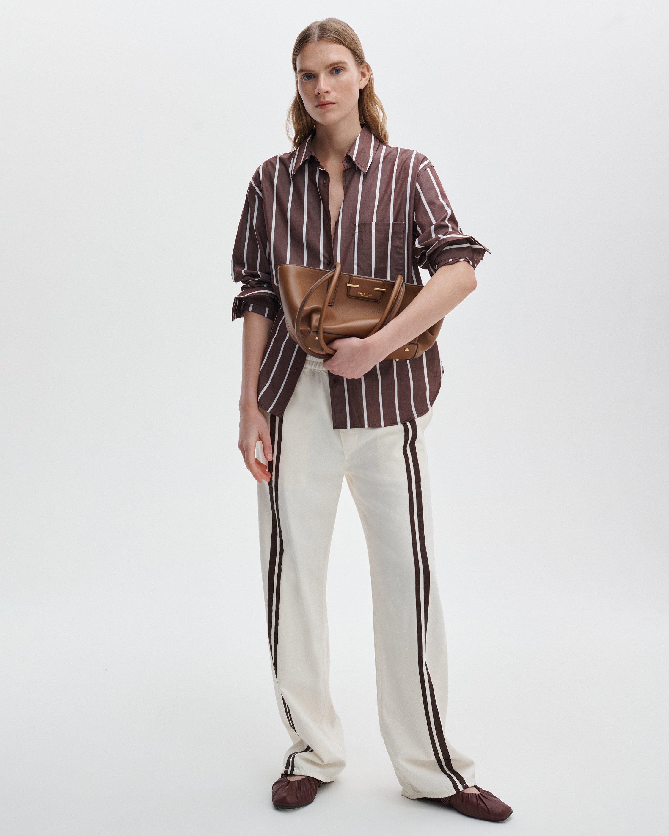 Connie Striped Poplin Shirt image number 3