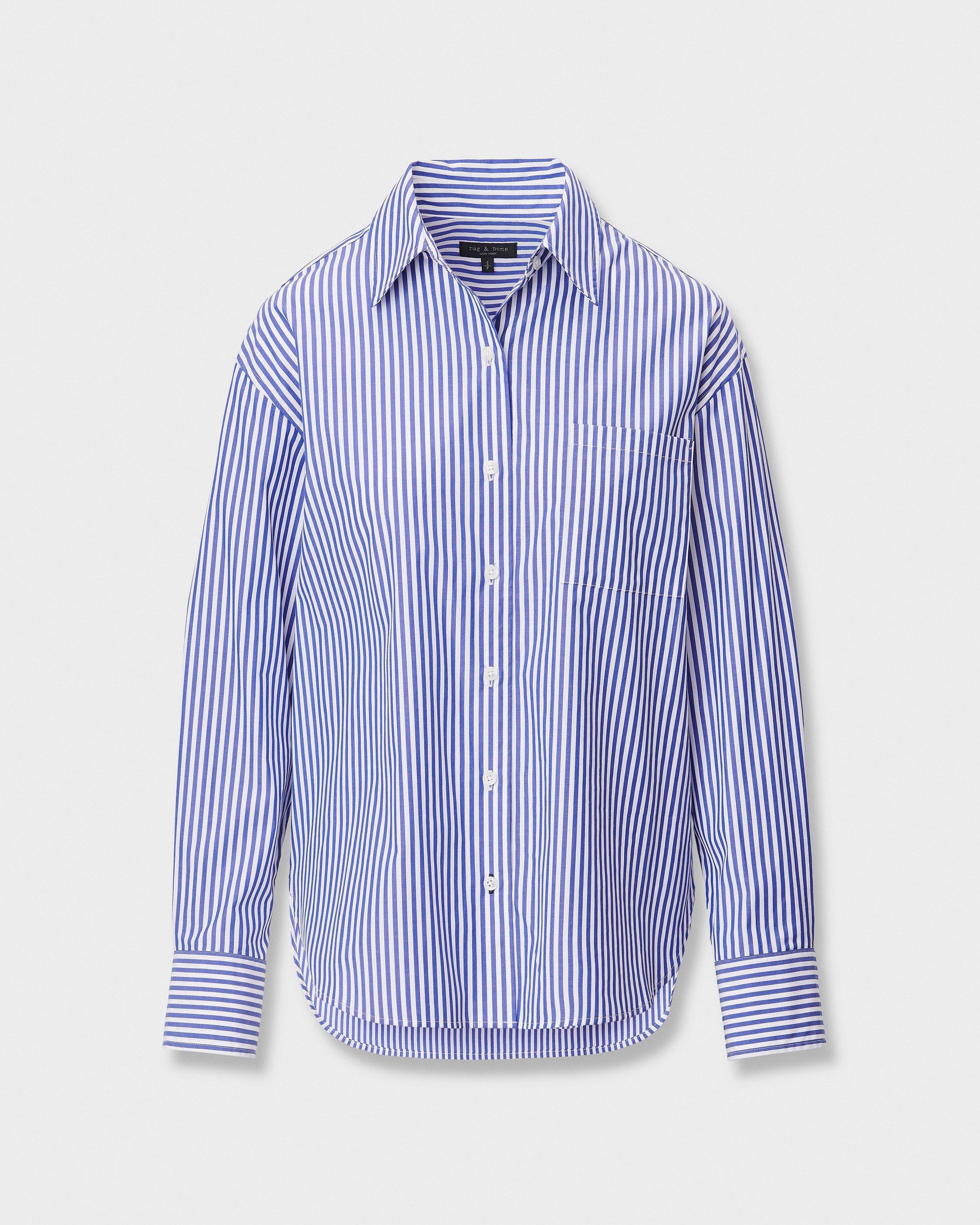 Connie Striped Poplin Shirt - image 2