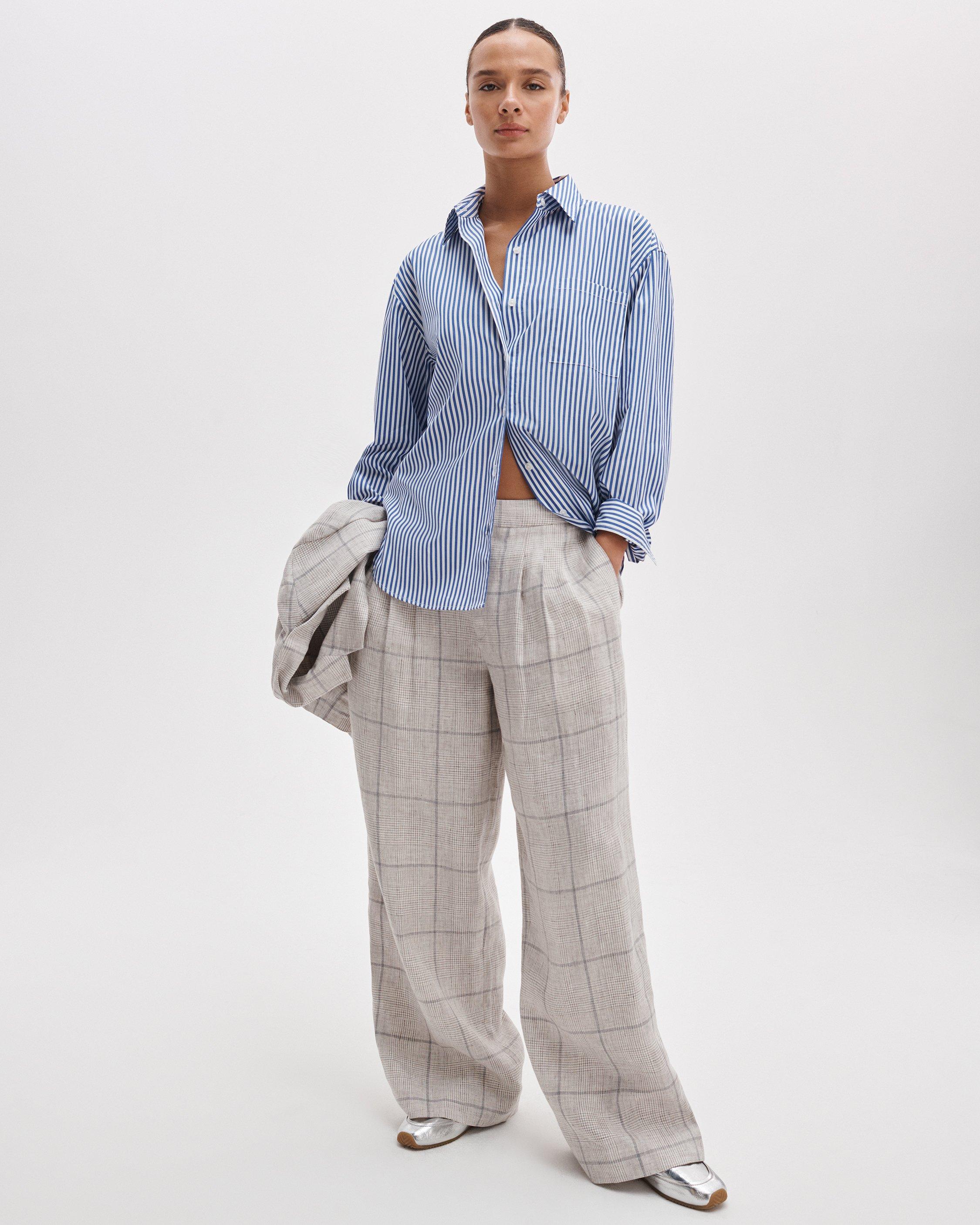 Connie Striped Poplin Shirt - image 3