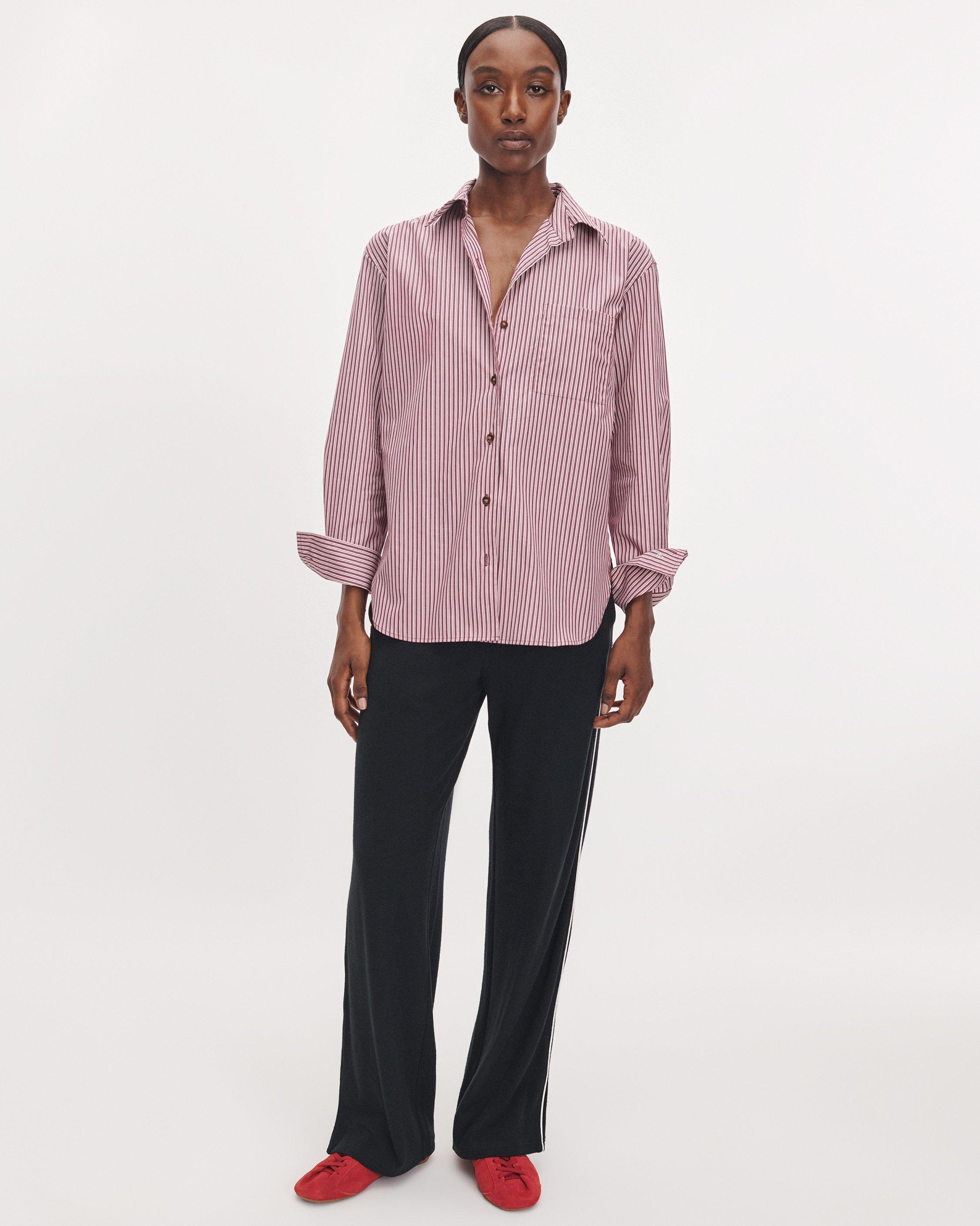 Connie Striped Poplin Shirt image number 2