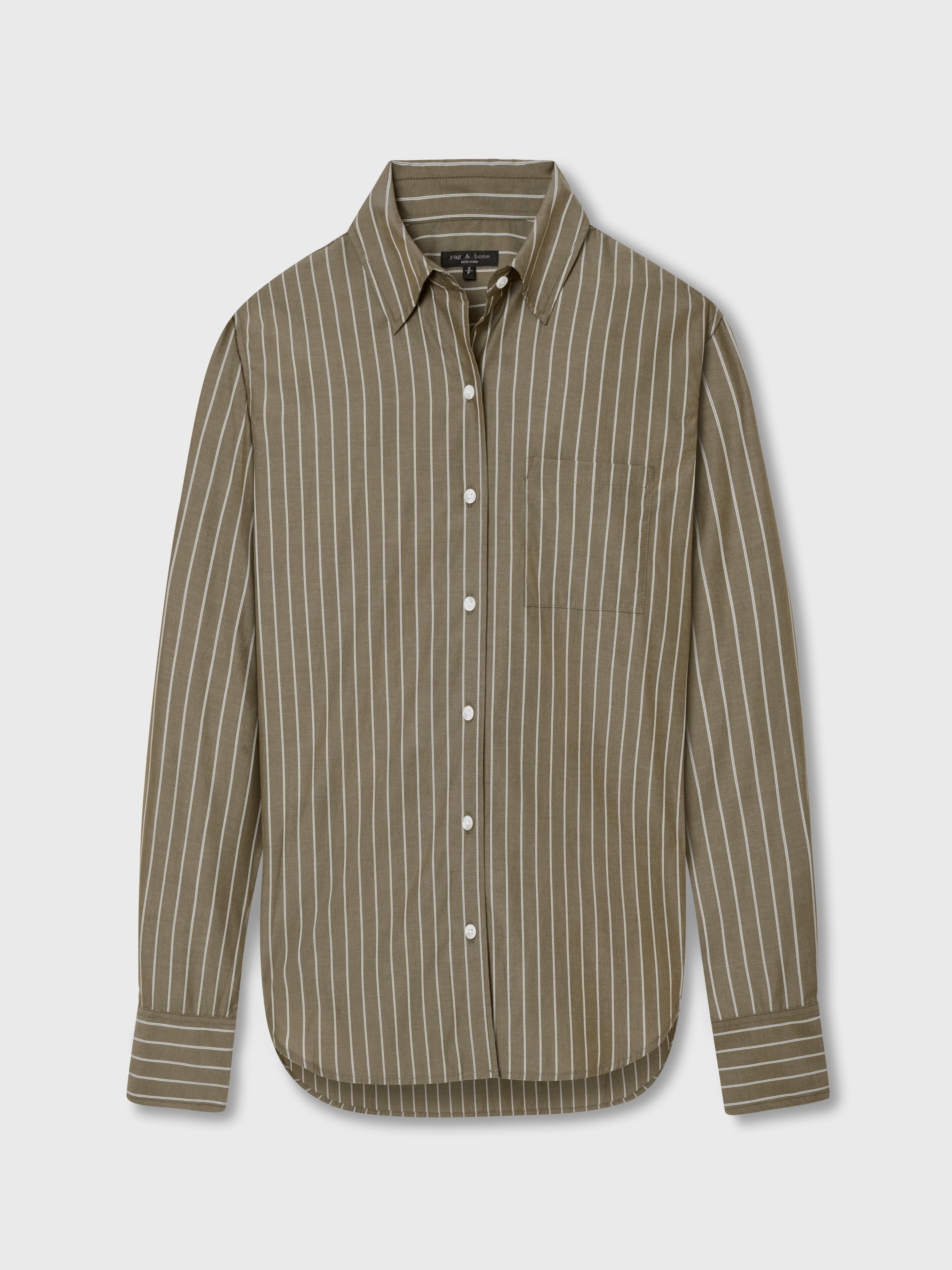 Connie Striped Poplin Shirt image number 2