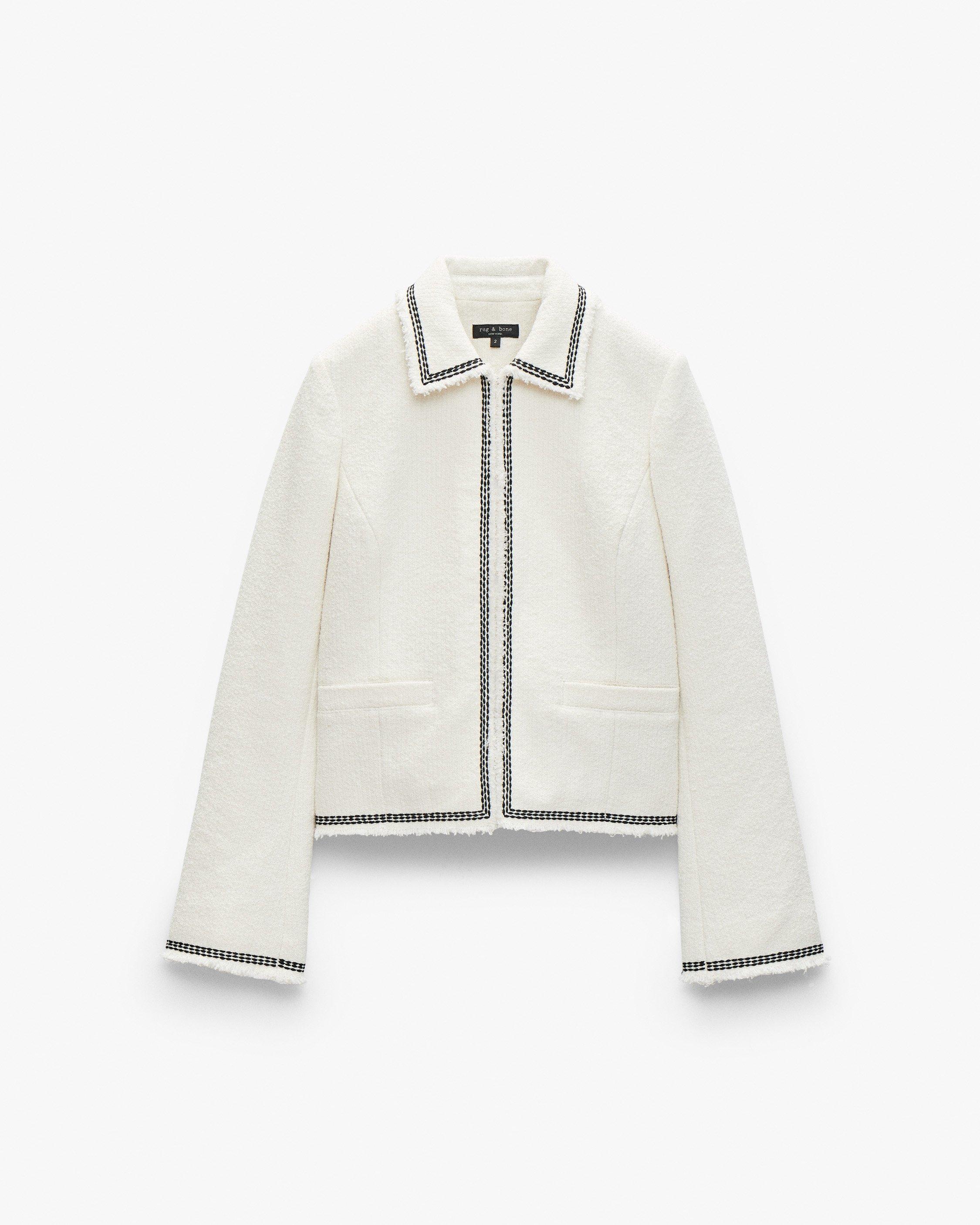 Bibiy】 ELISE TWEED JACKET(WHITE) BIBIY. MADE | ELISE TWEED JACKET
