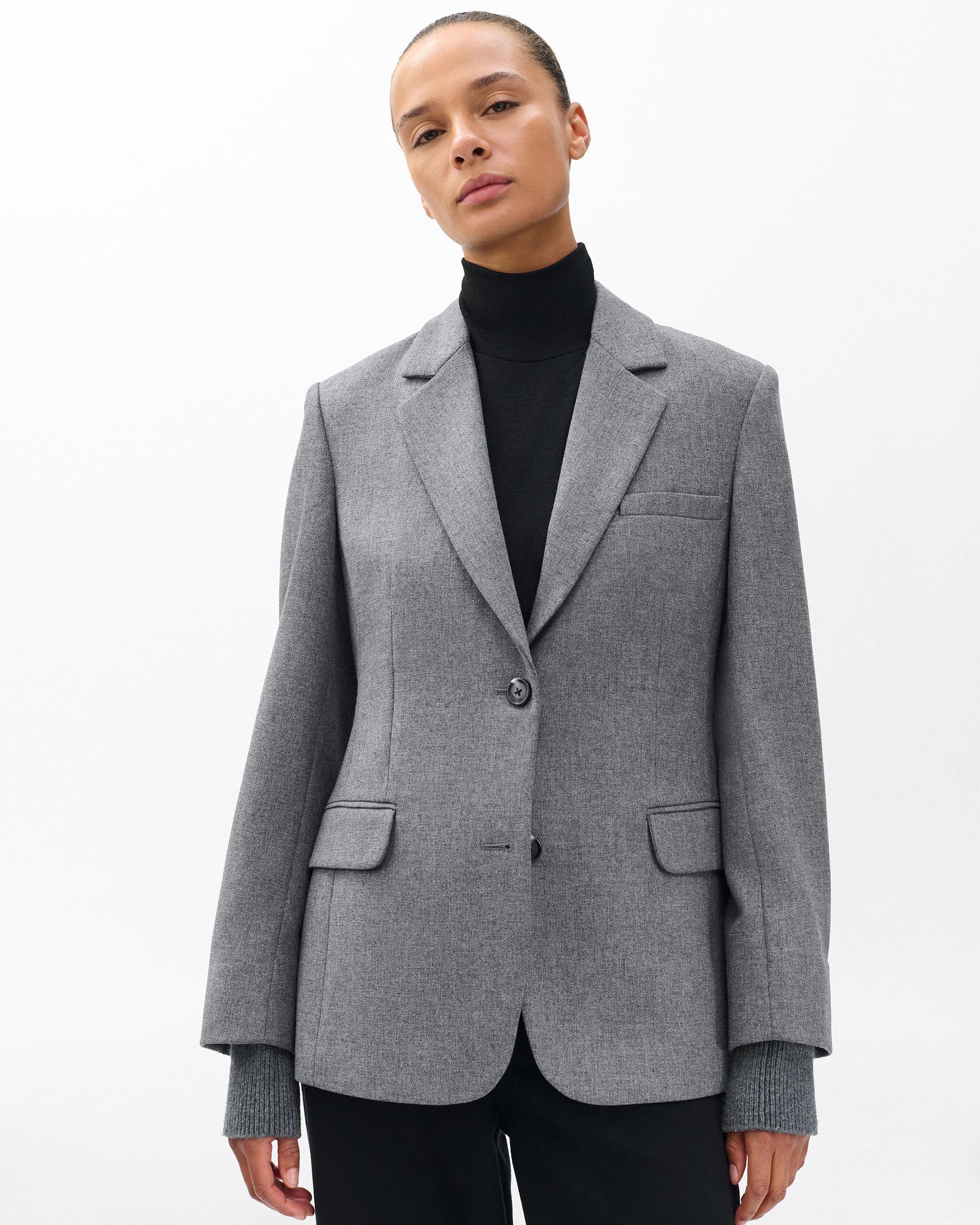 Frank Mixed-Media Blazer - image 4