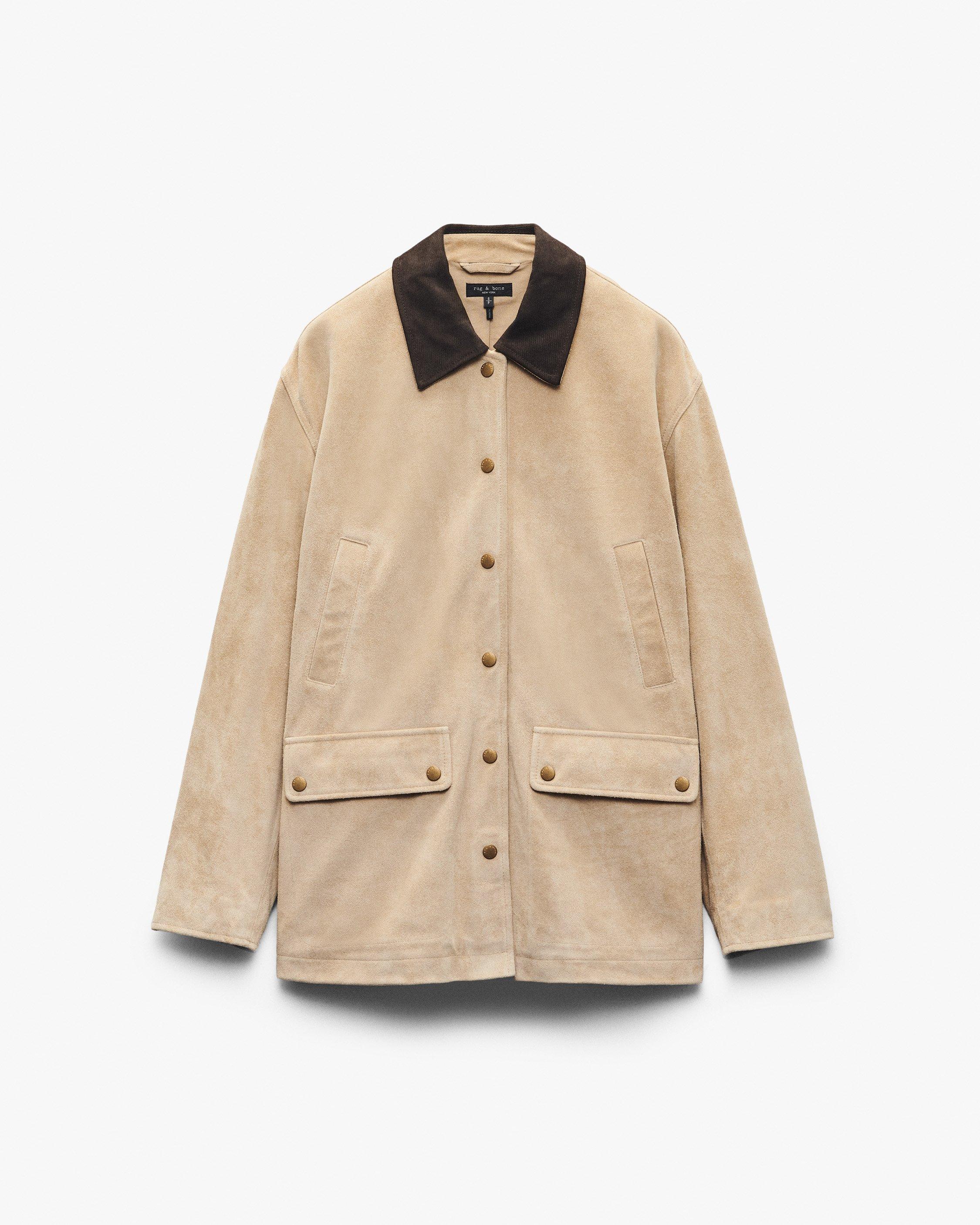 Cassidy Calf Suede Jacket