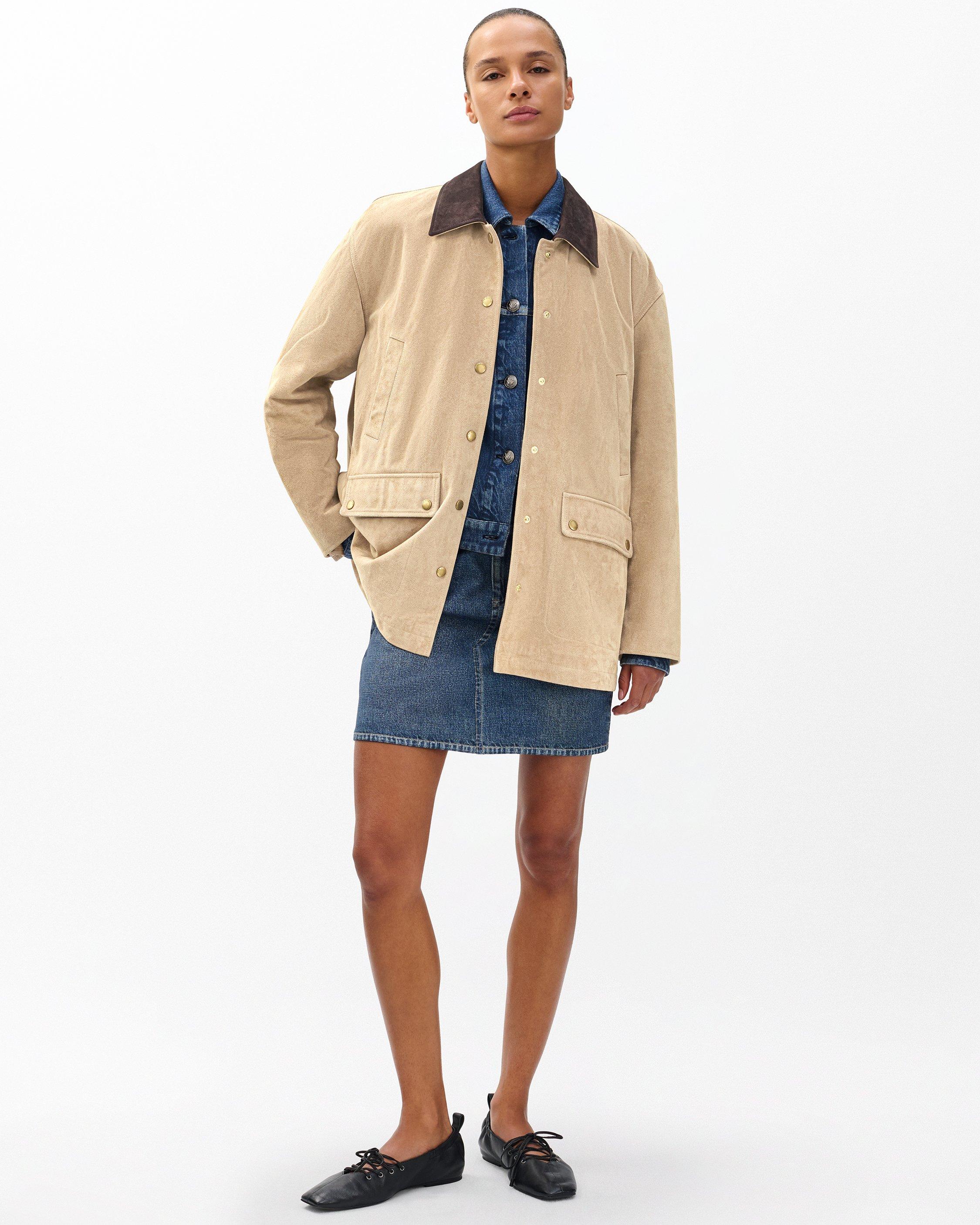Cassidy Calf Suede Jacket image number 3