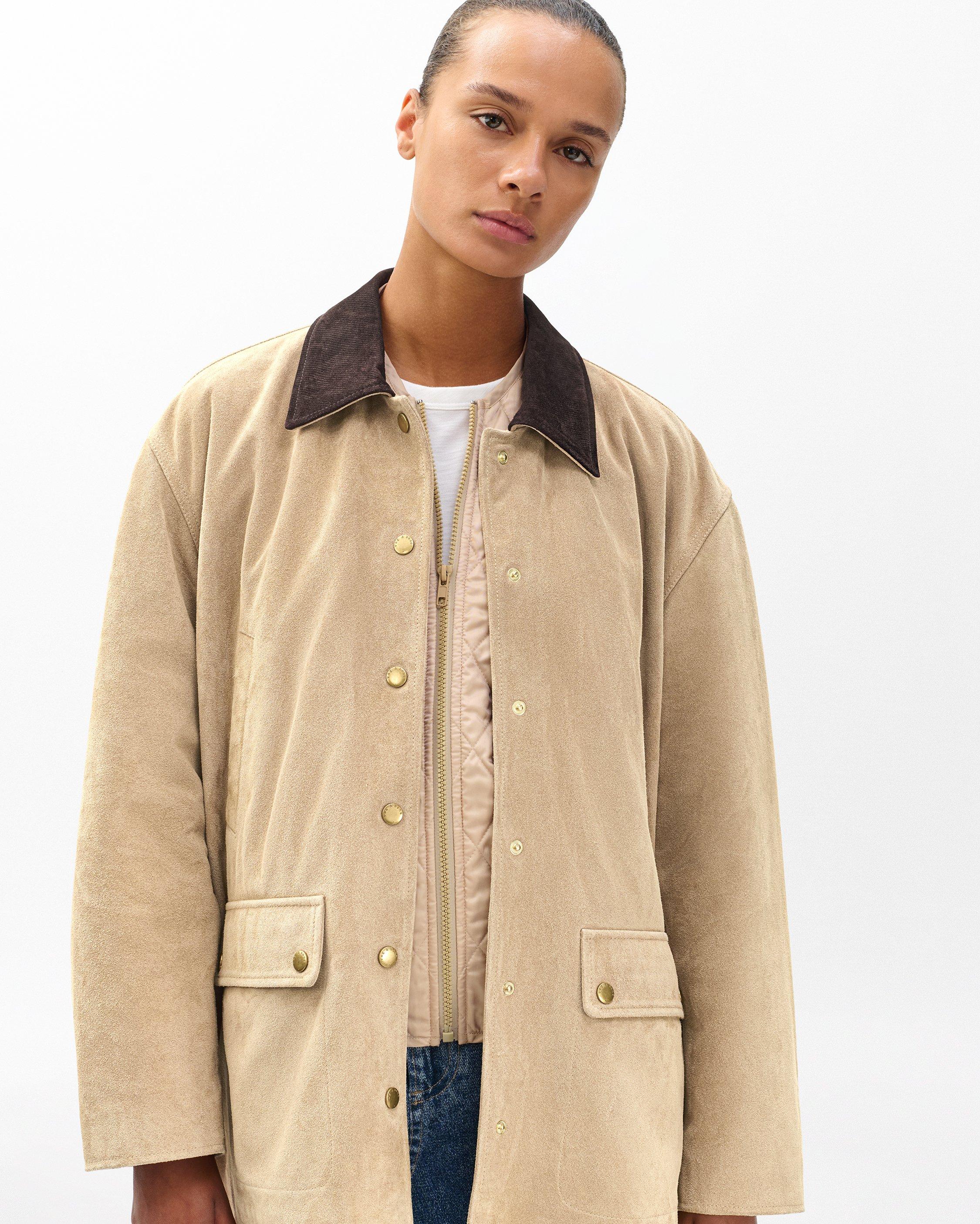 Cassidy Calf Suede Jacket - image 4
