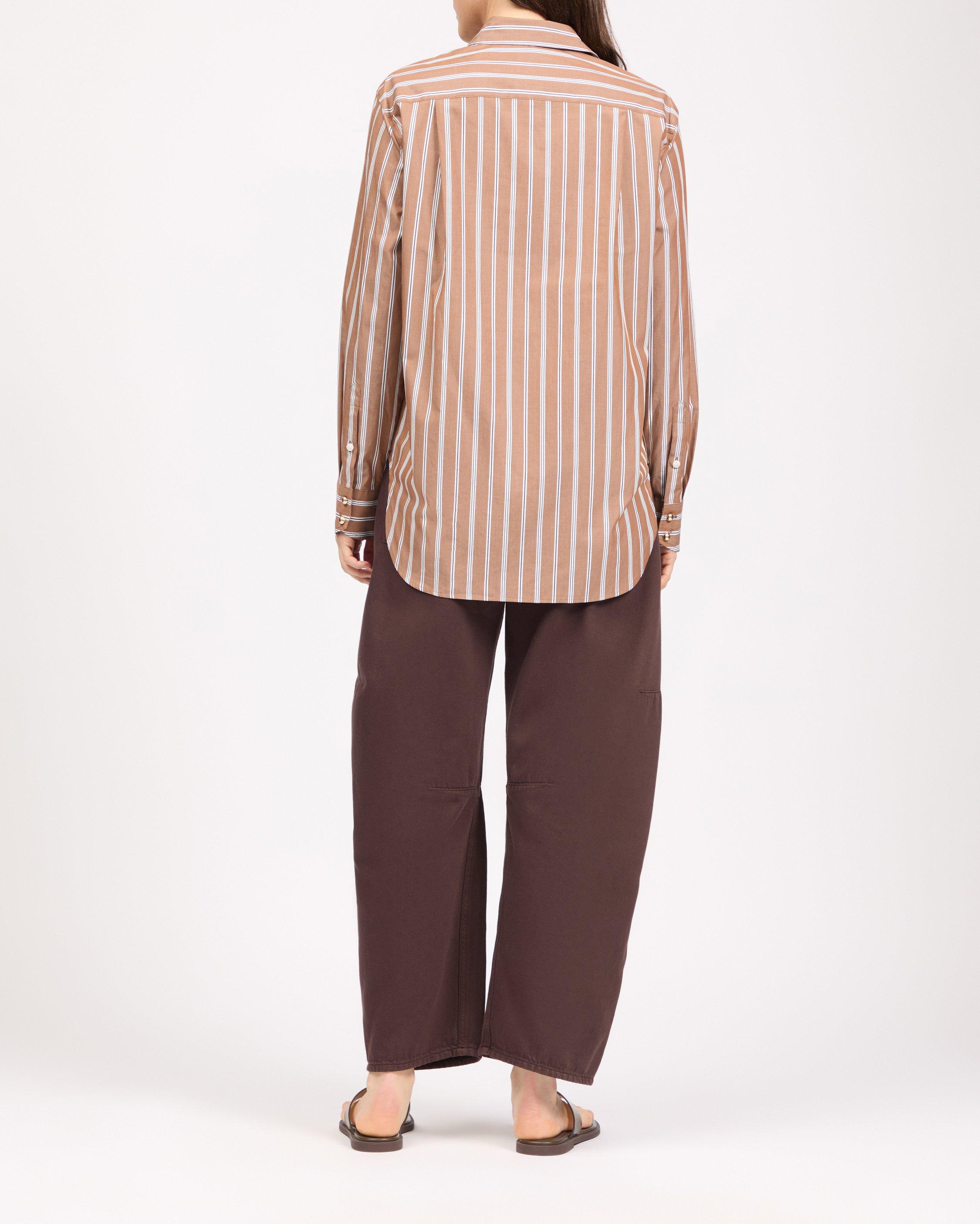 Monty Striped Poplin Shirt image number 2