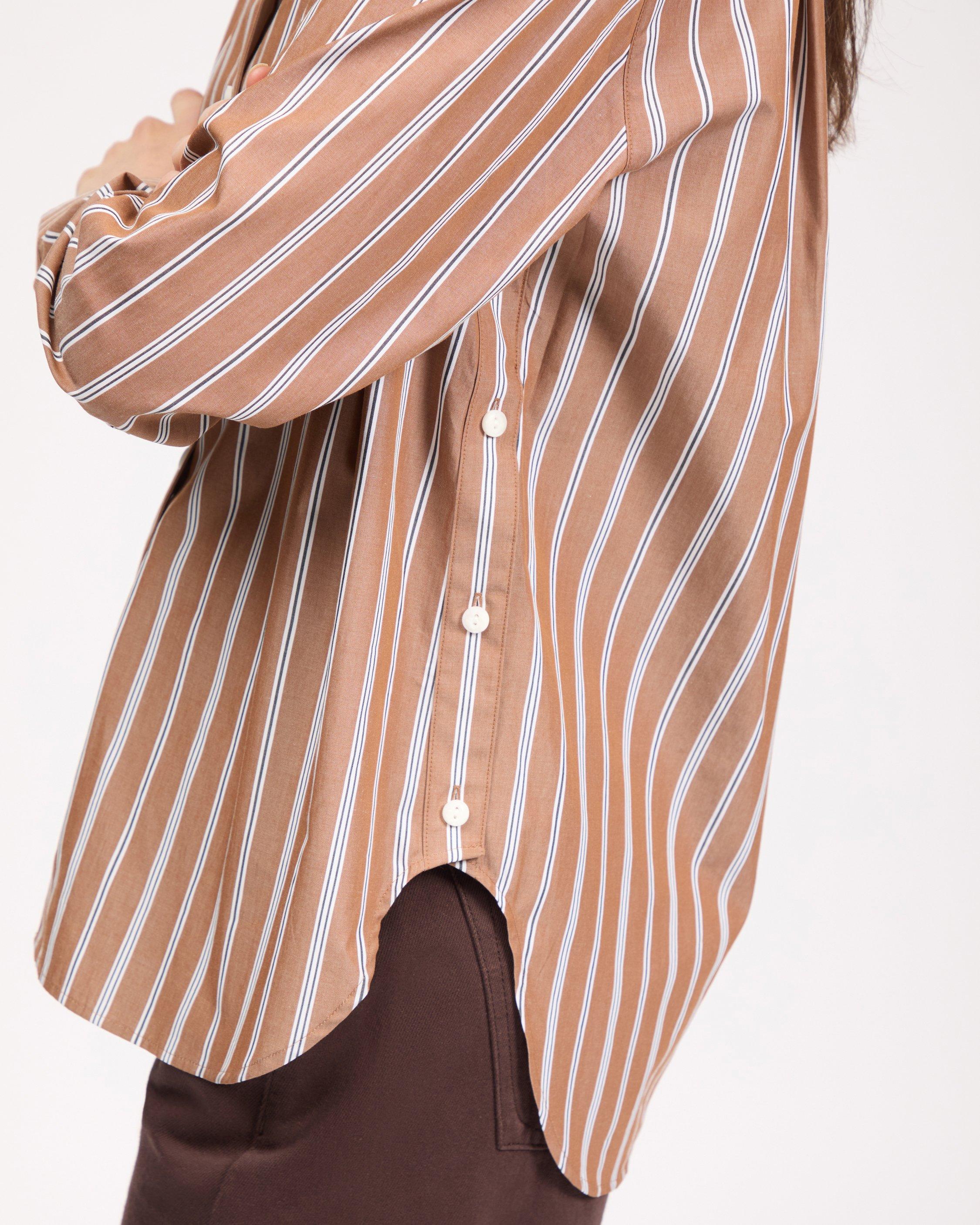 Monty Striped Poplin Shirt image number 3