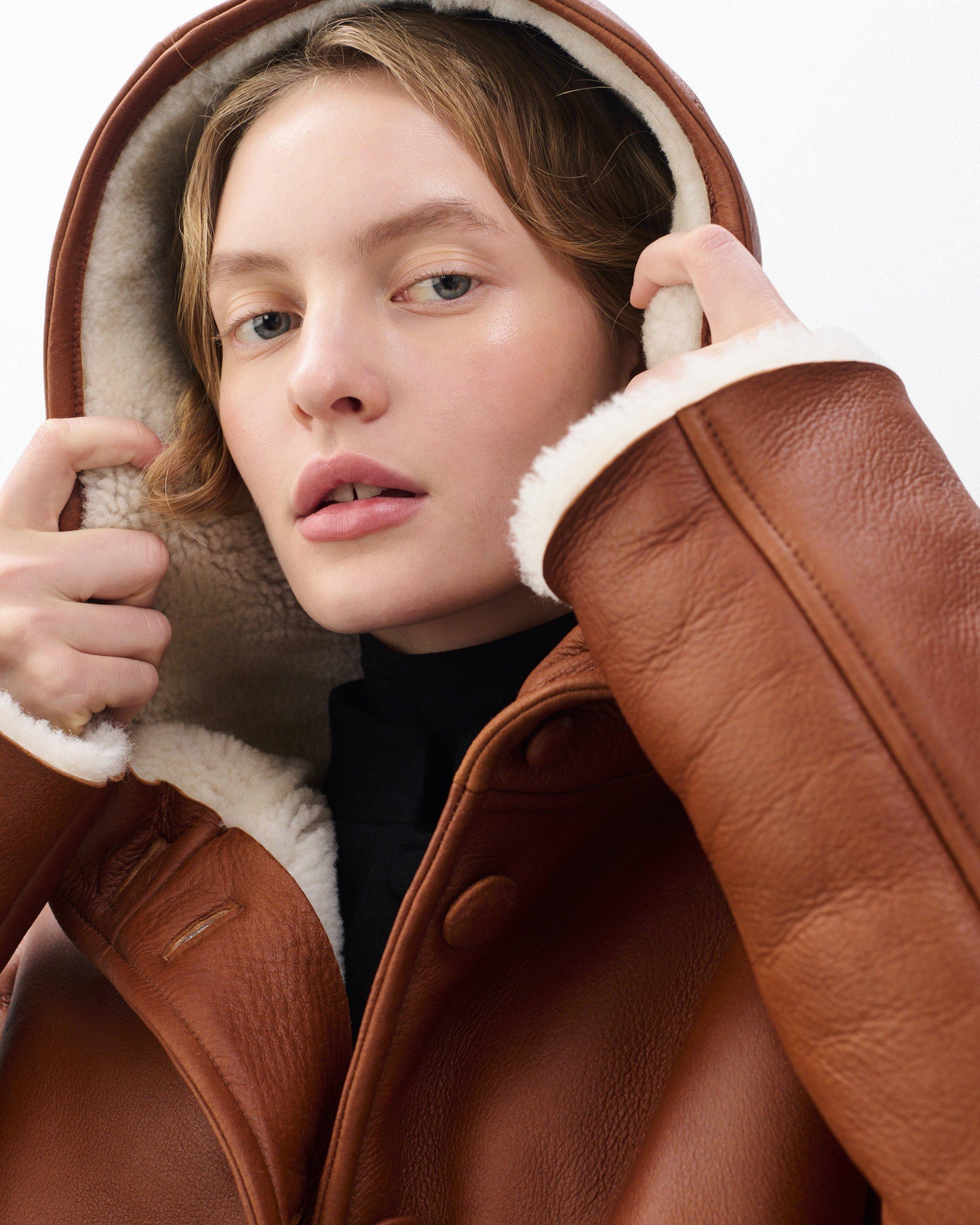 Jackie Shearling Coat - image 4