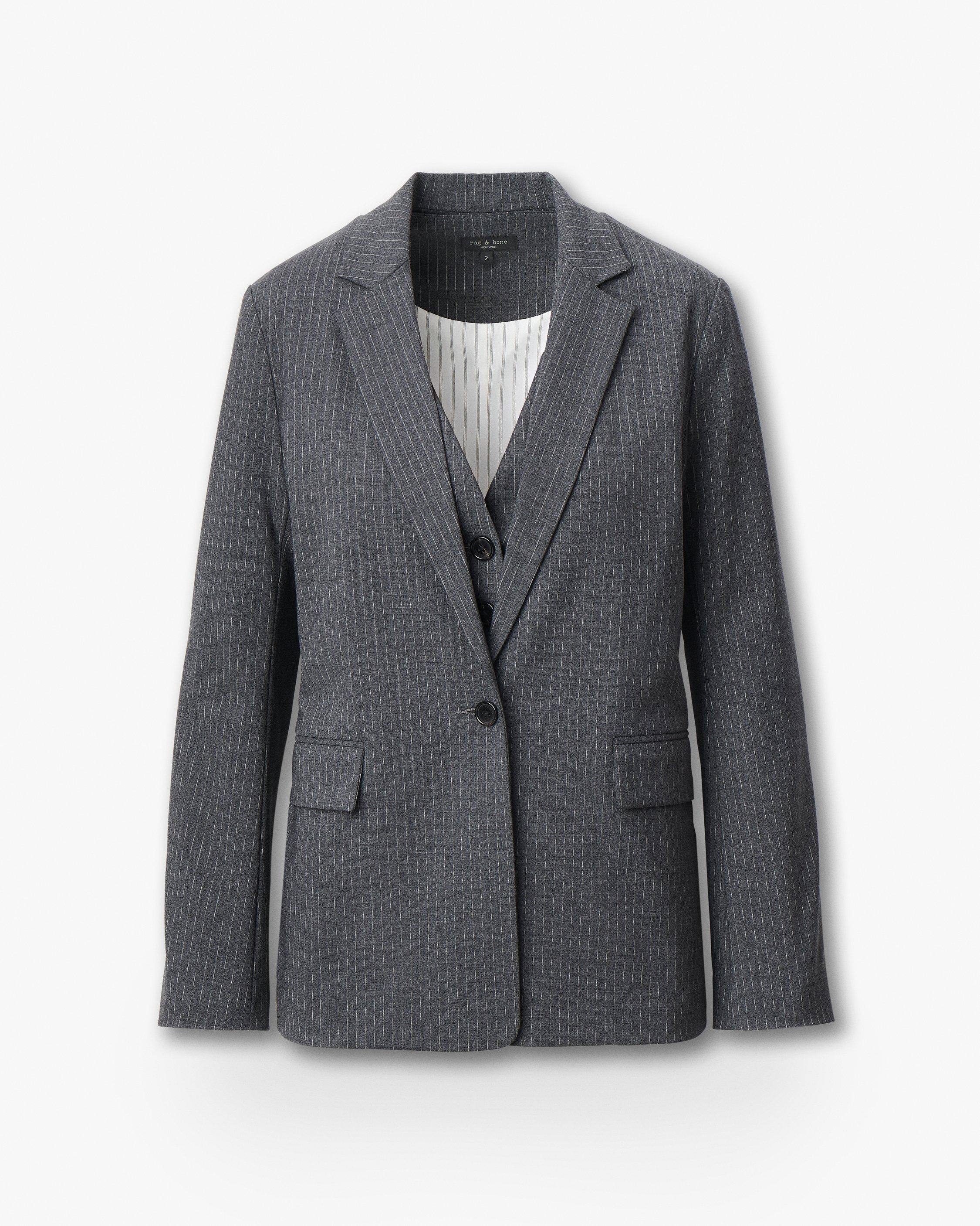 Jennifer Striped Two-in-One Blazer - image 2