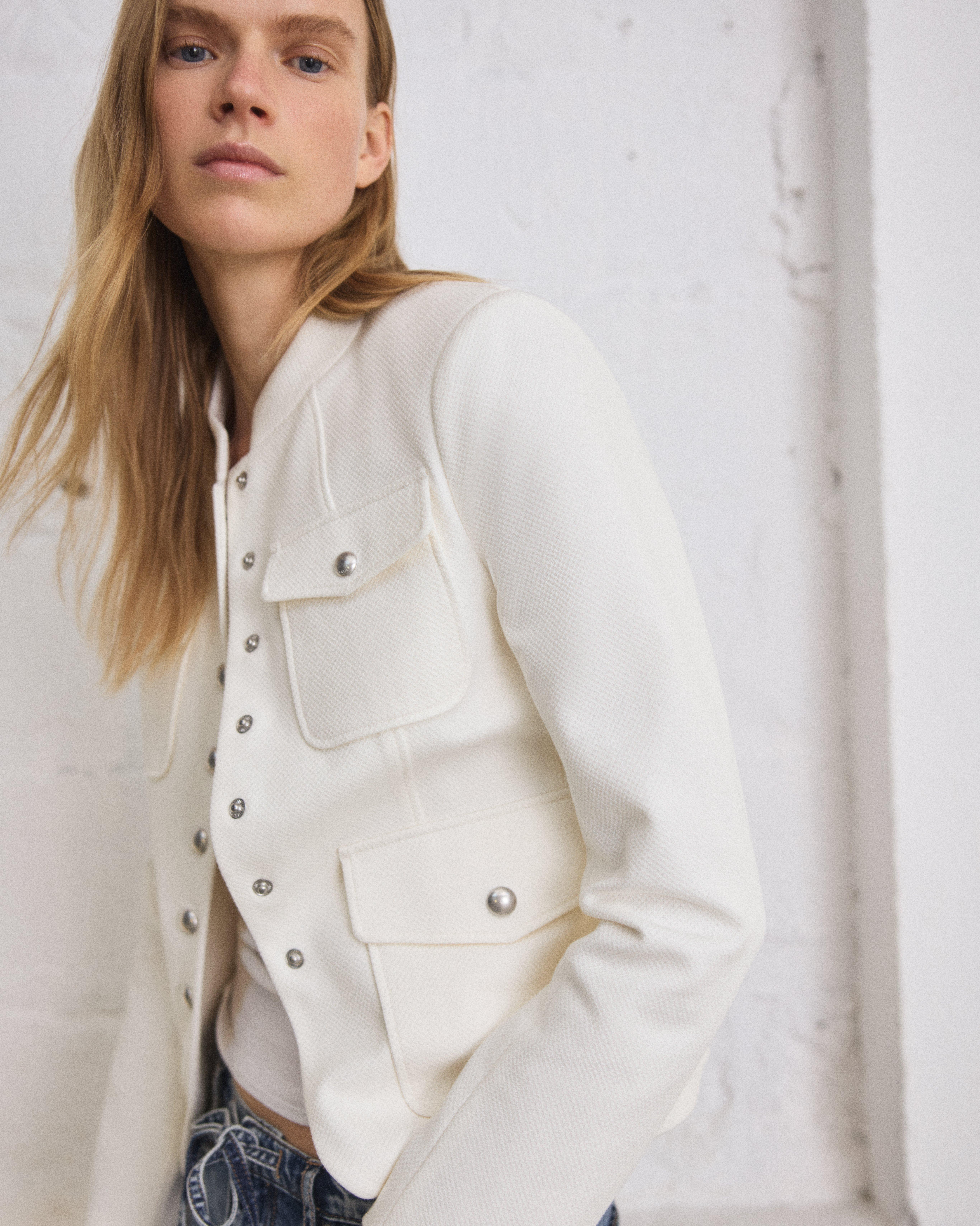 Mercer Italian Textured Knit Blazer image number 6
