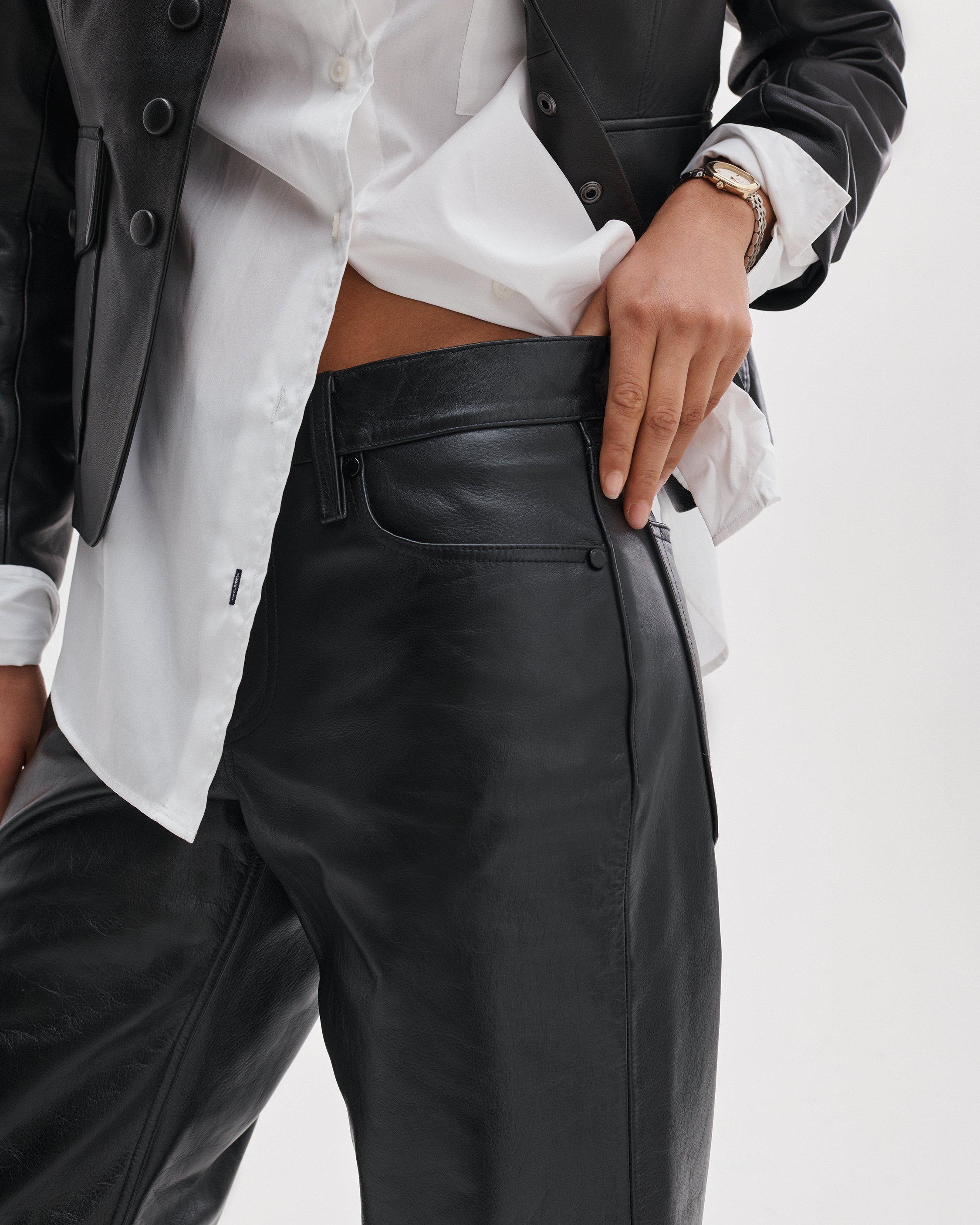 Saige Leather Pants - image 4