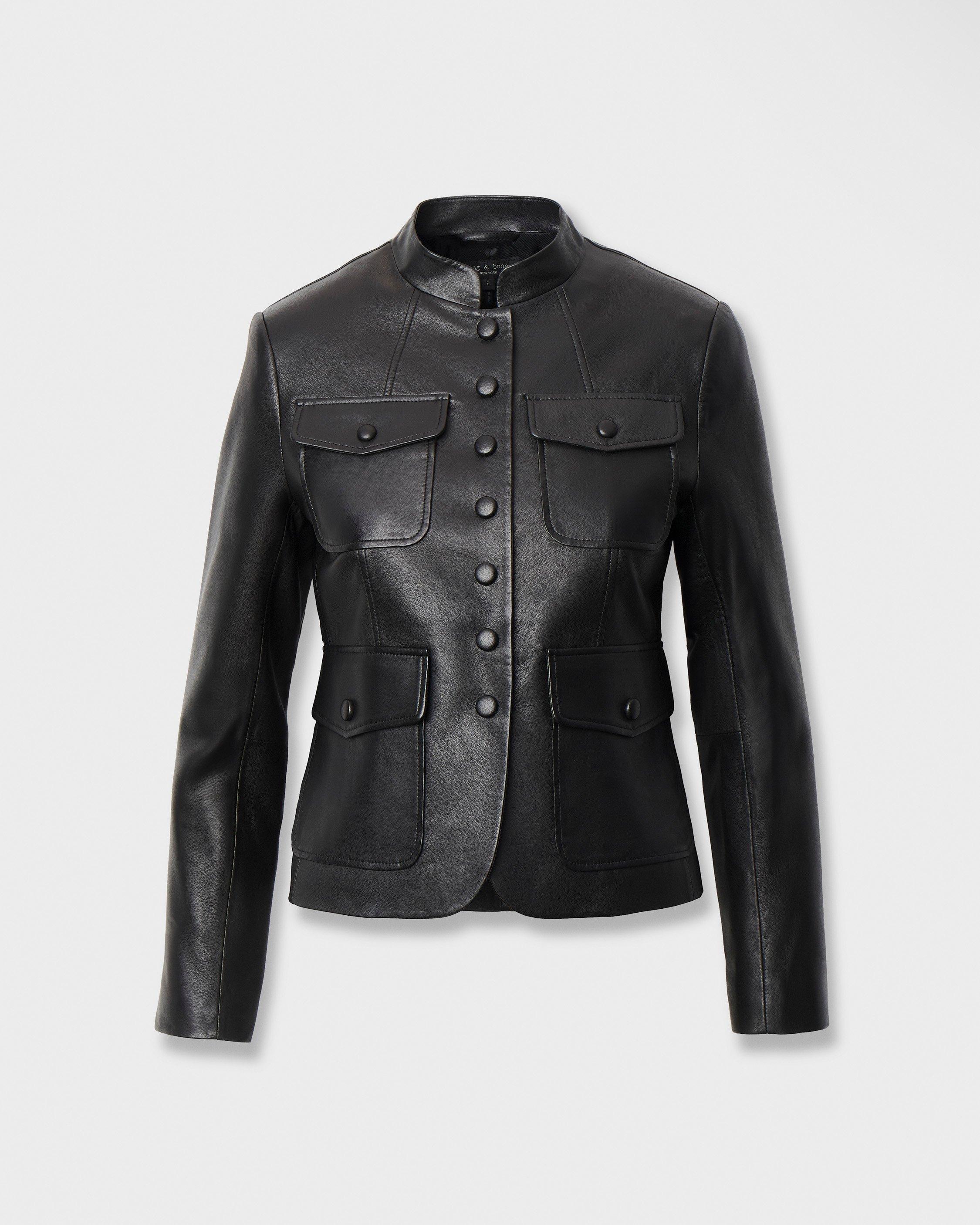 Mercer Leather Blazer - image 2