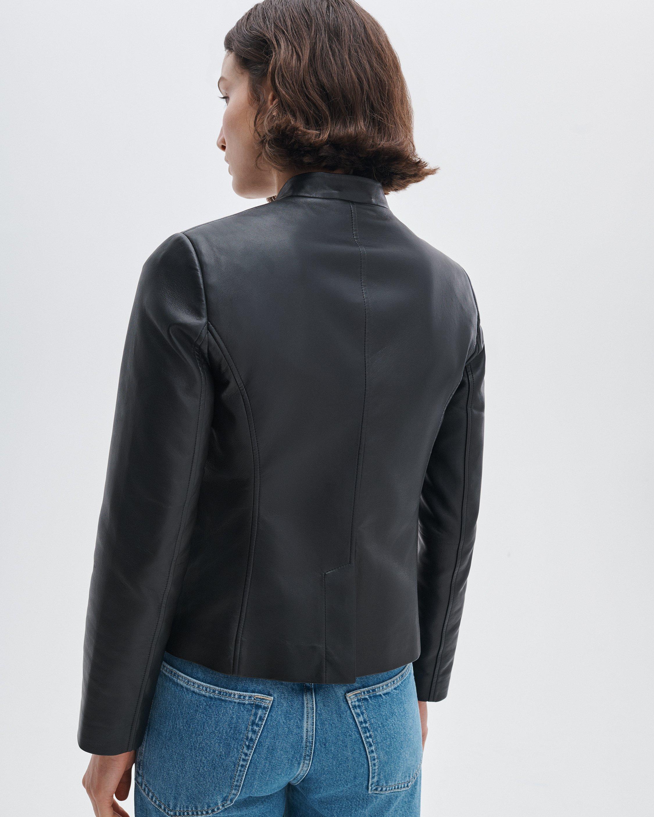 Mercer Leather Blazer - Black | rag & bone