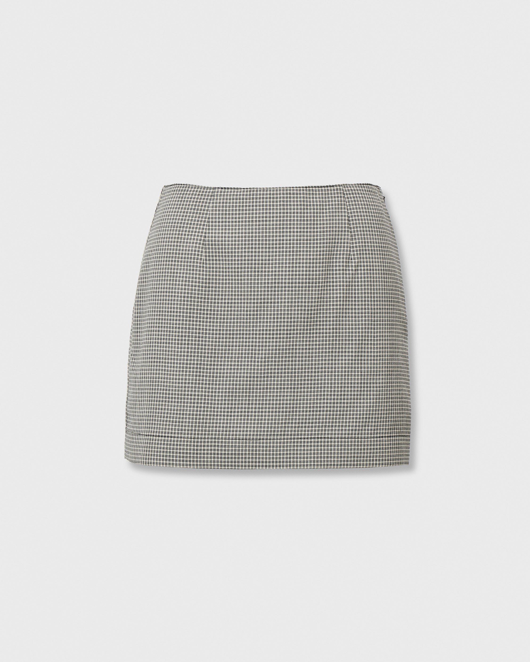 Piper Plaid Wool Mini Skirt image number 2