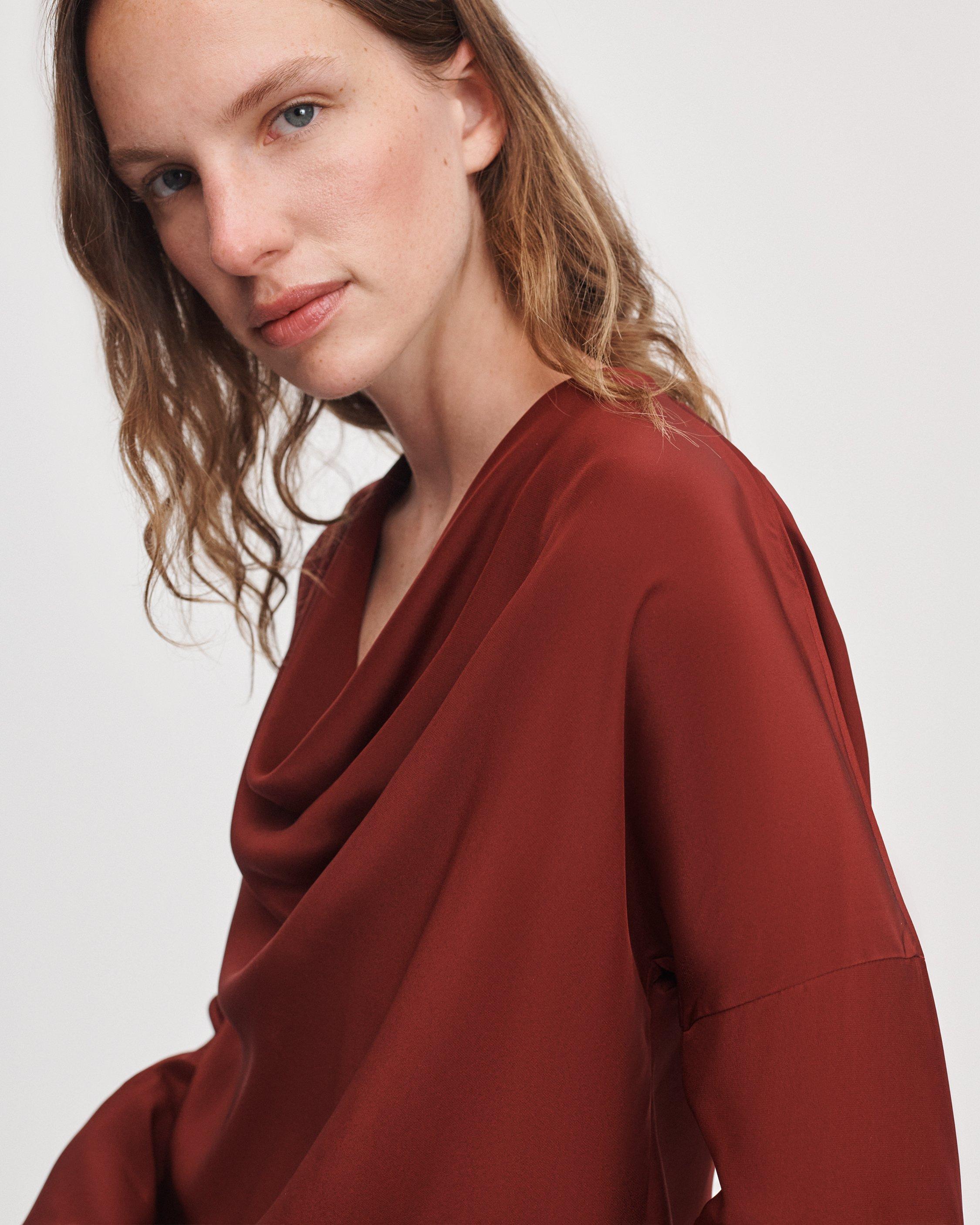Vinnie Silk Blouse image number 4