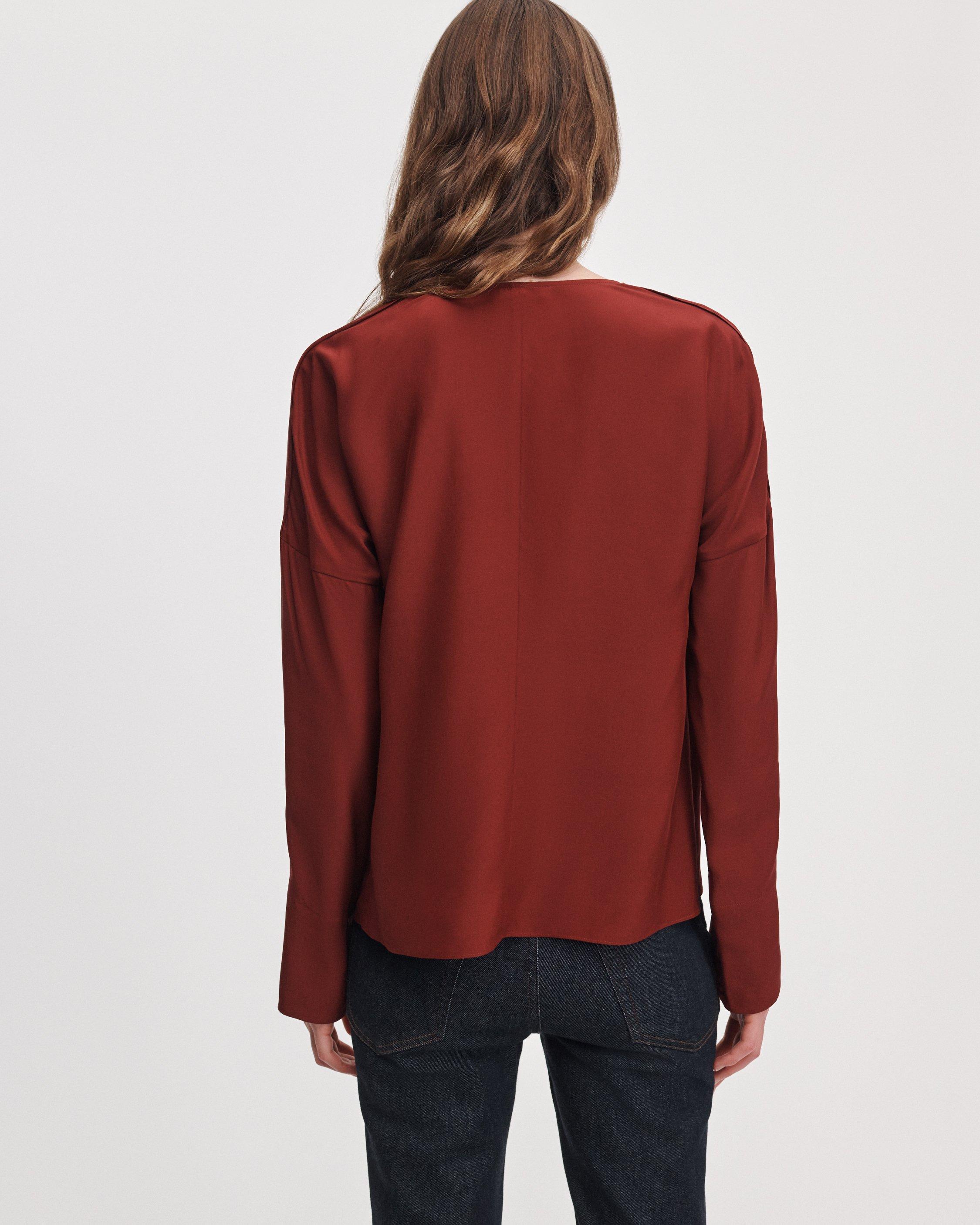 Vinnie Silk Blouse image number 5