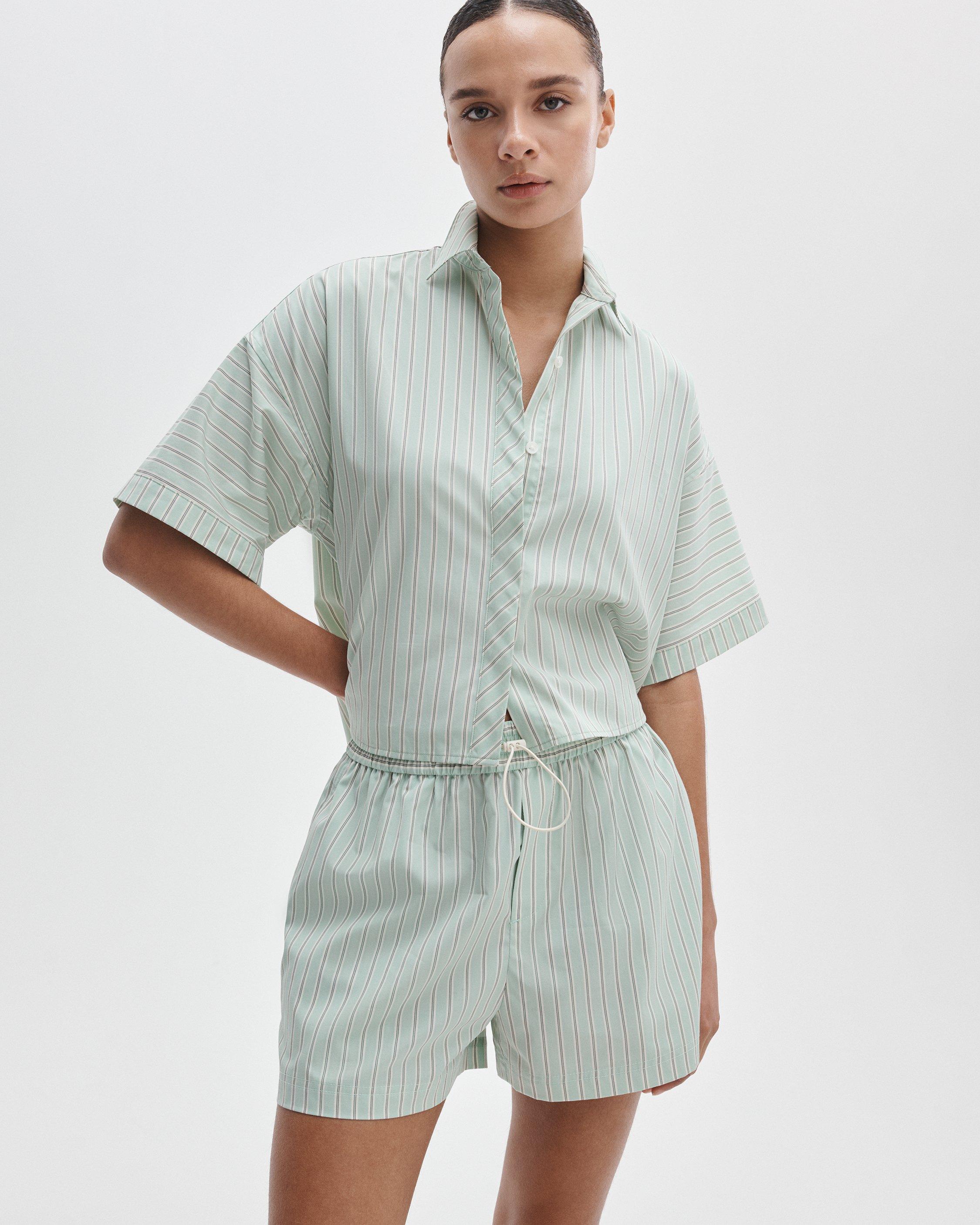 Marvin Striped Cotton Shorts - image 3