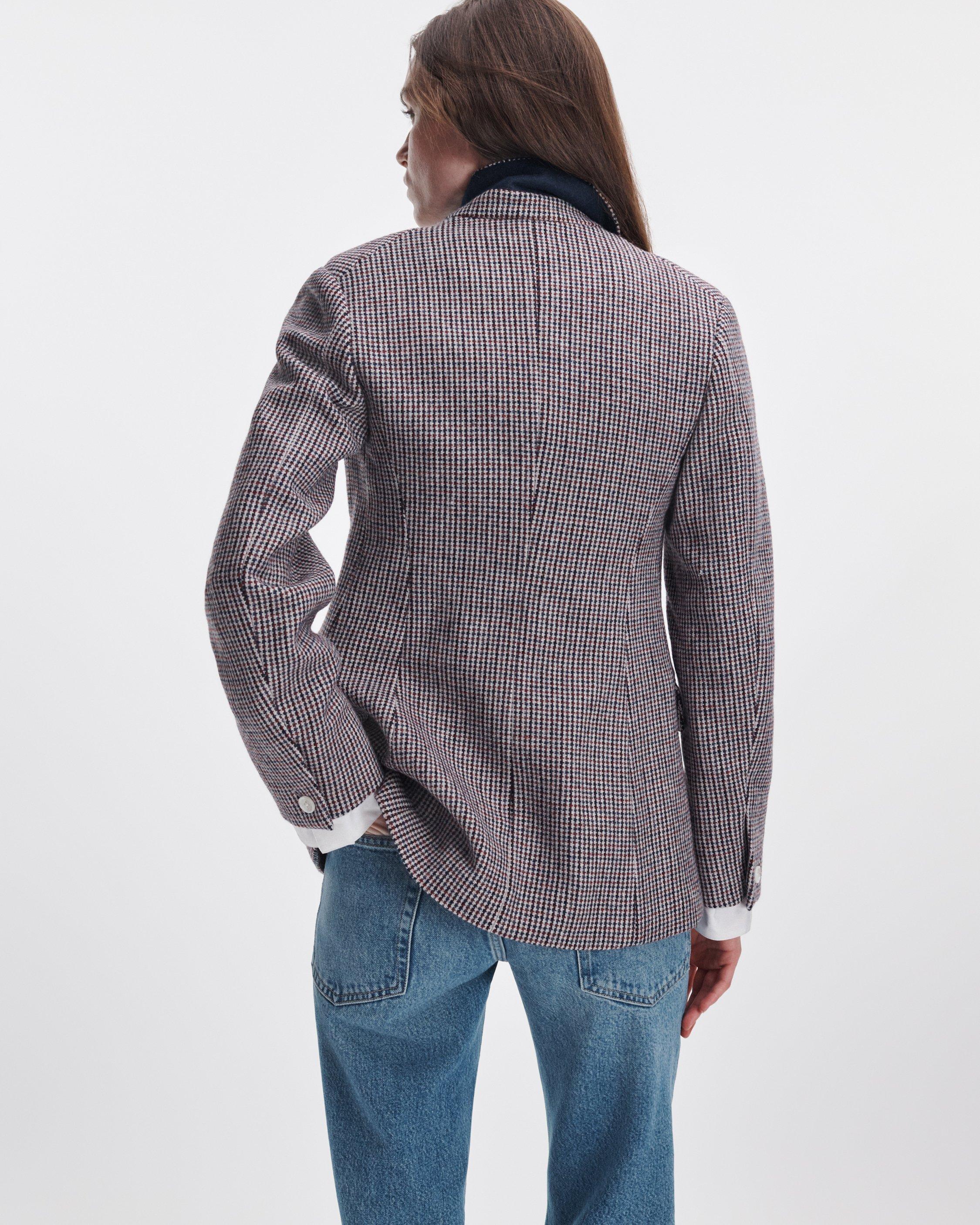 Frank Mixed-Media Blazer image number 5