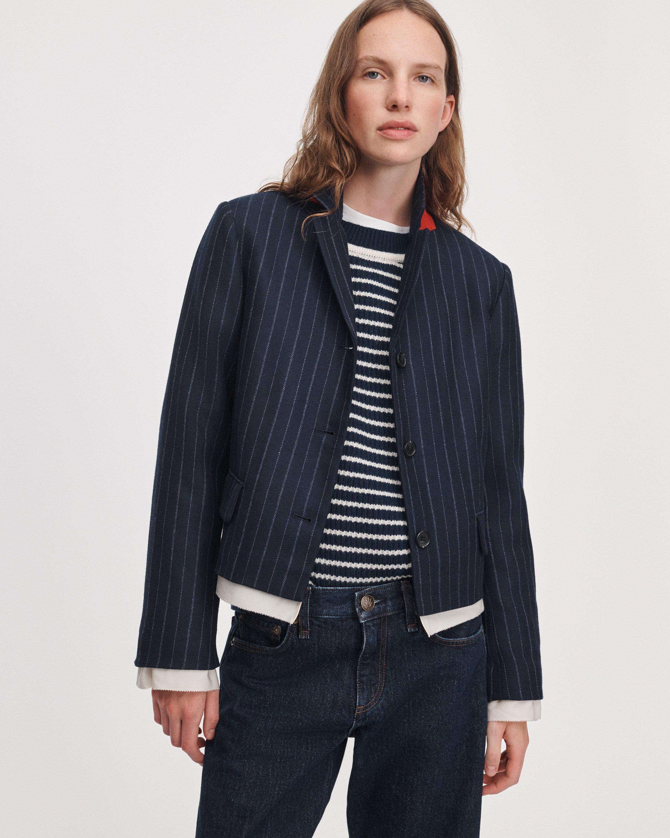 Lawrence Striped Blazer image number 1