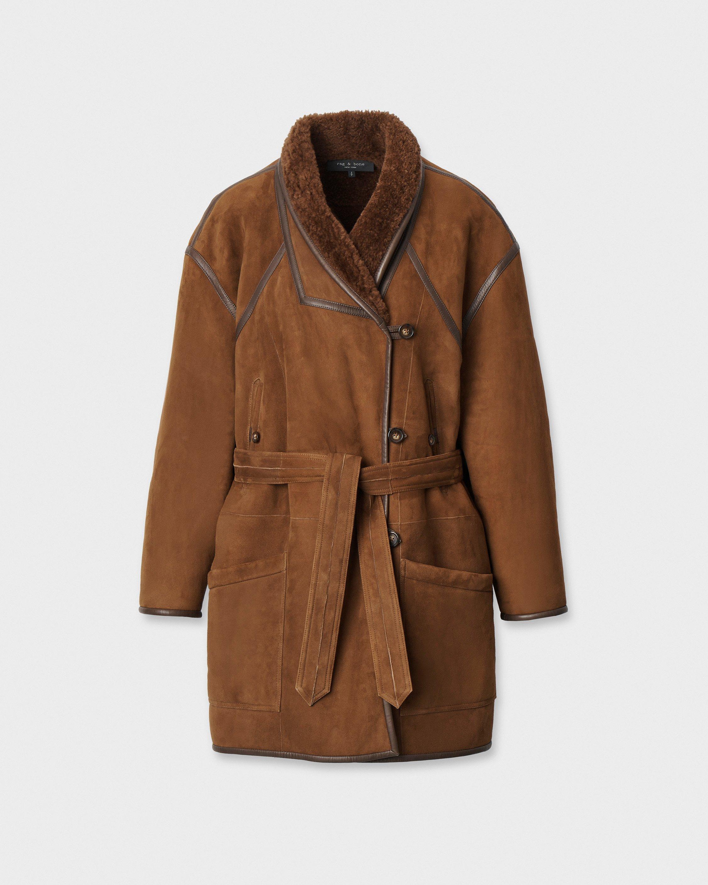 Terri Suede Shearling Jacket image number 2