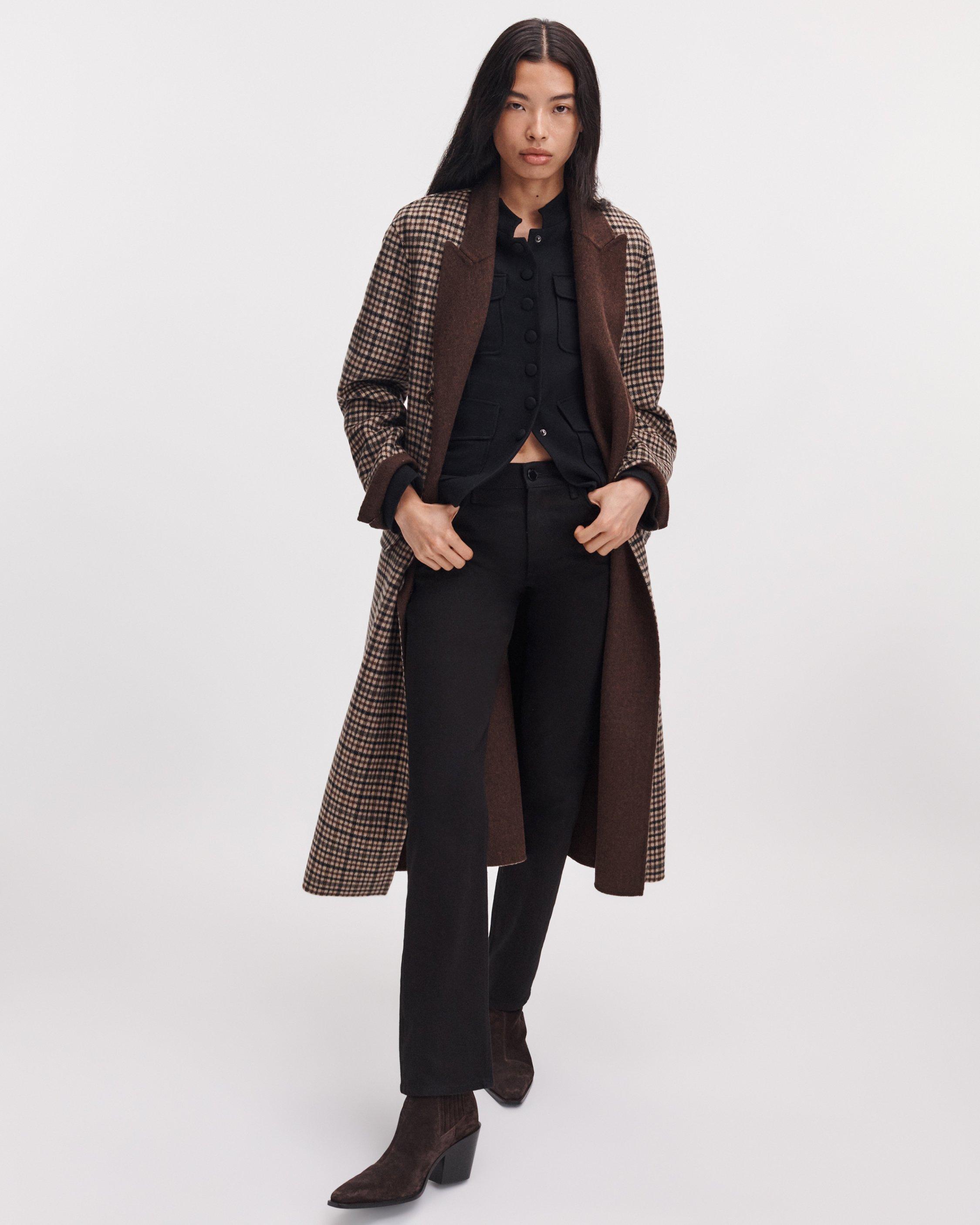 Vasso Double-Face Plaid Coat image number 3