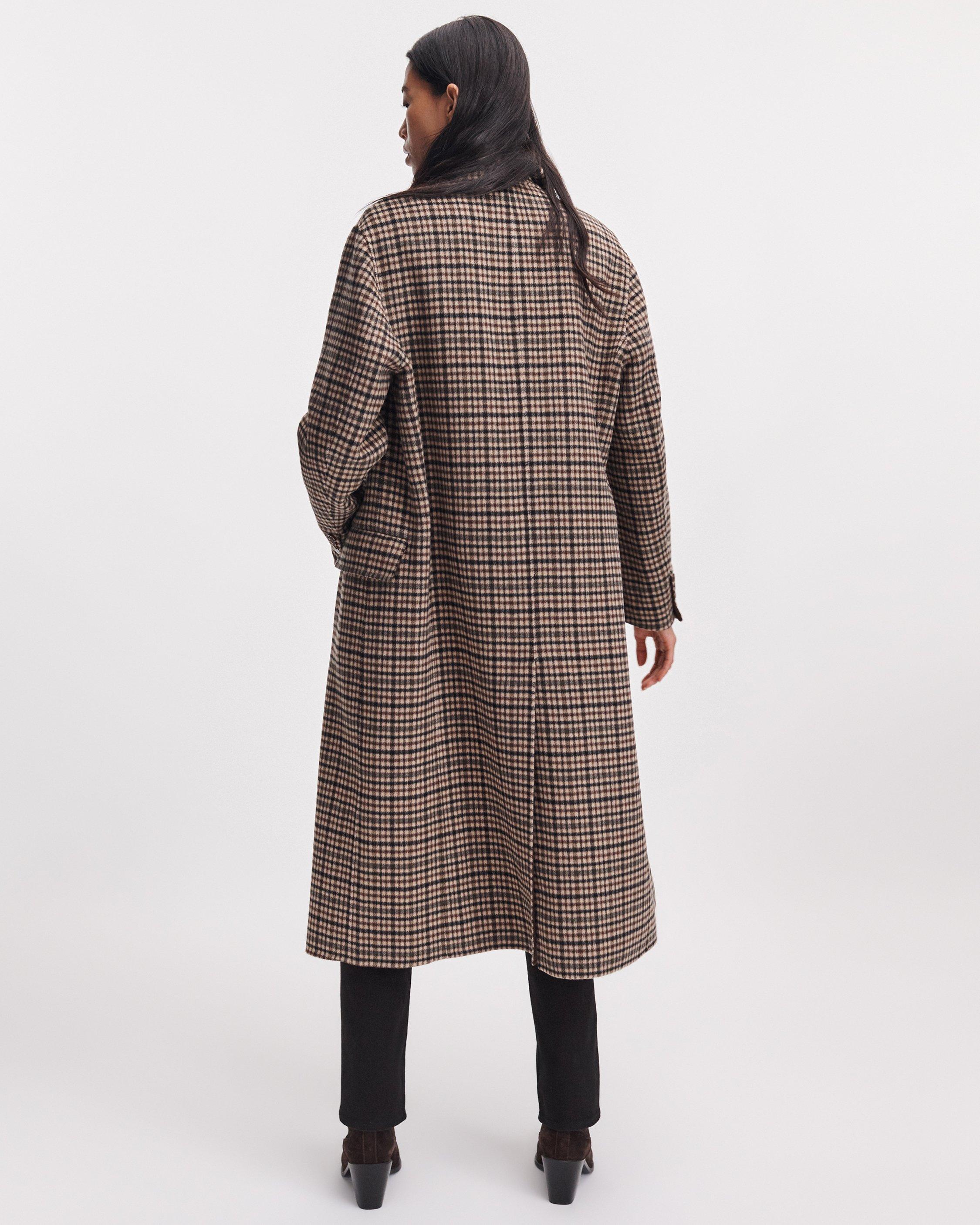 Vasso Double-Face Plaid Coat image number 5