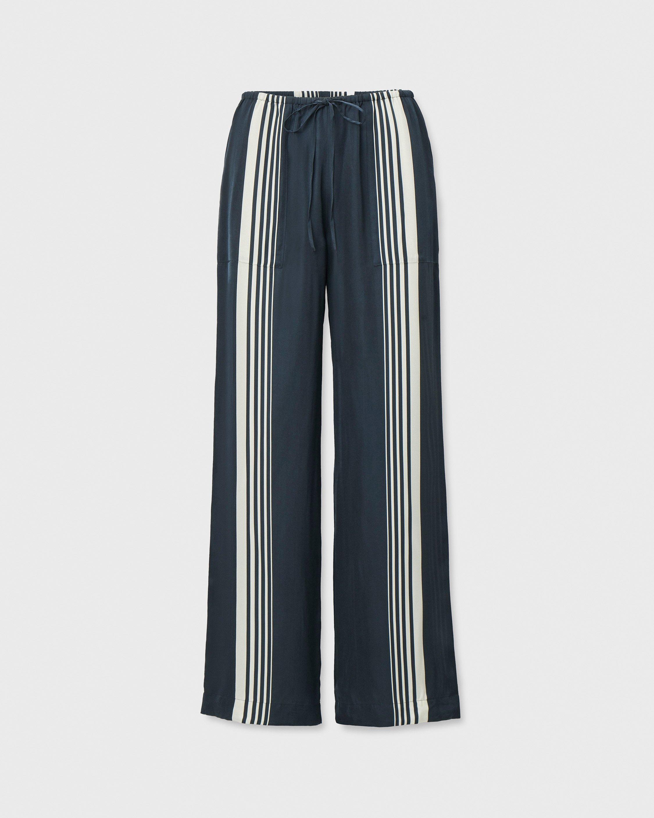Claire Striped Silk-Blend Pant image number 2
