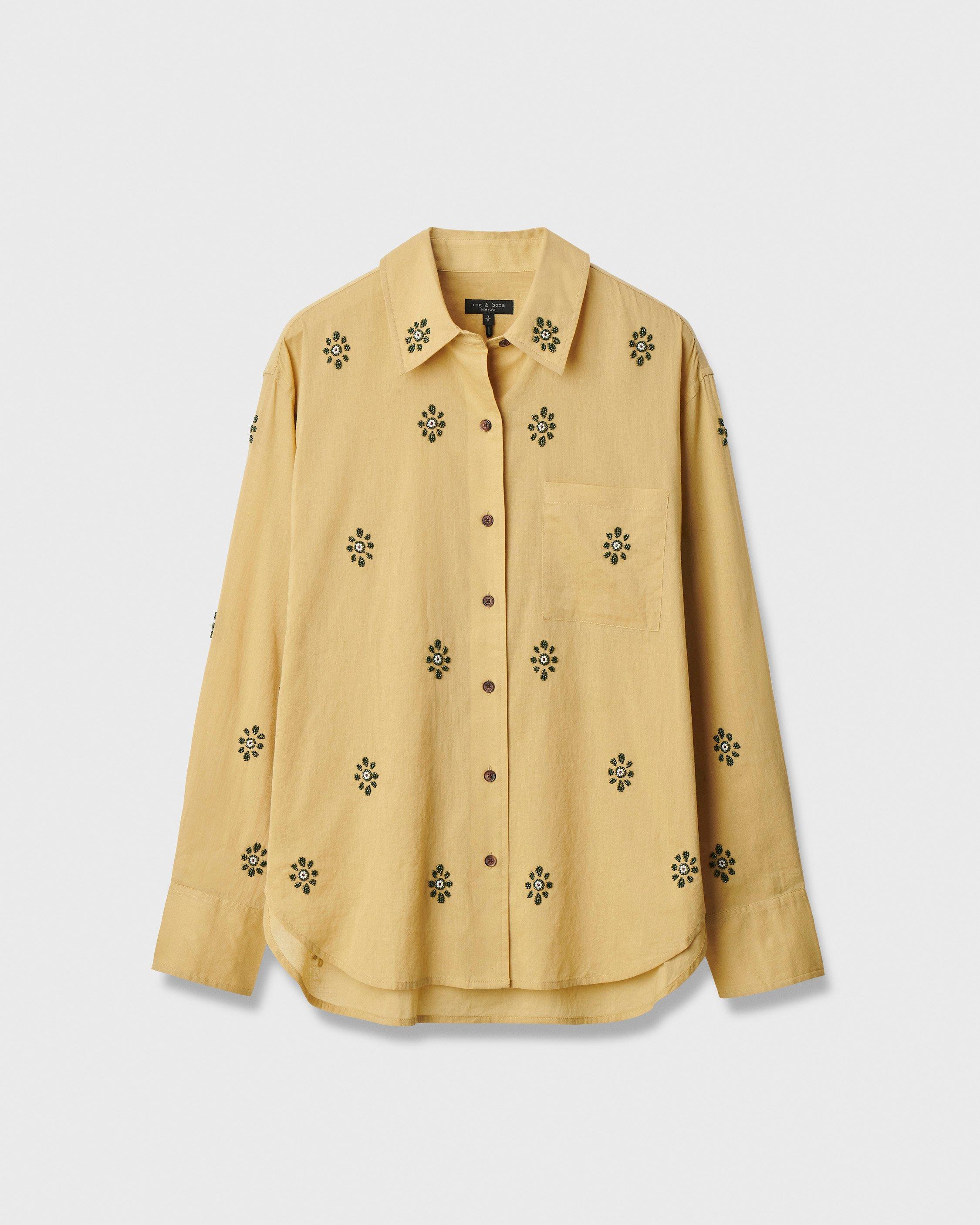 Connie Embroidered Cotton Shirt image number 2