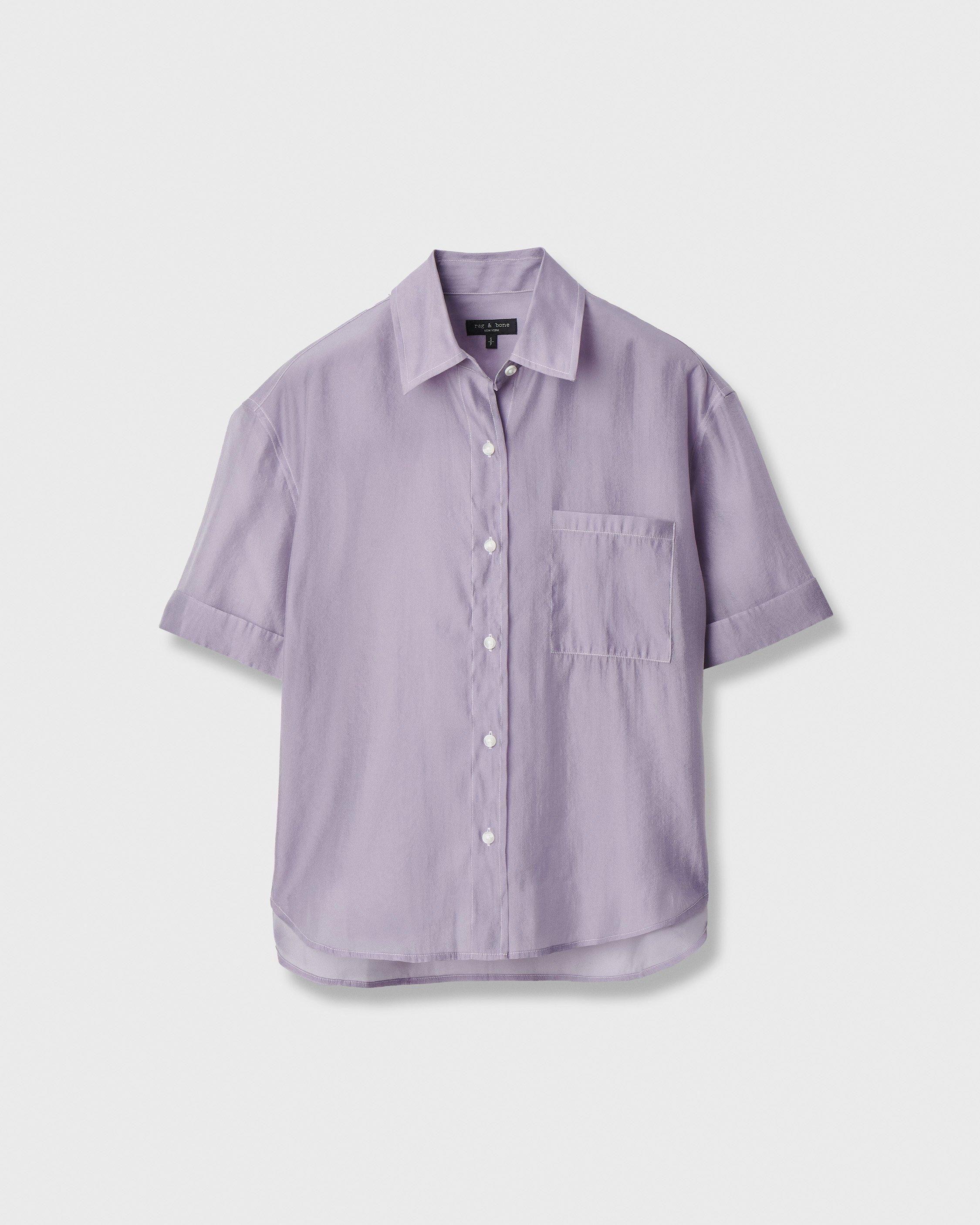 Connie Organza Short-Sleeve Shirt image number 2