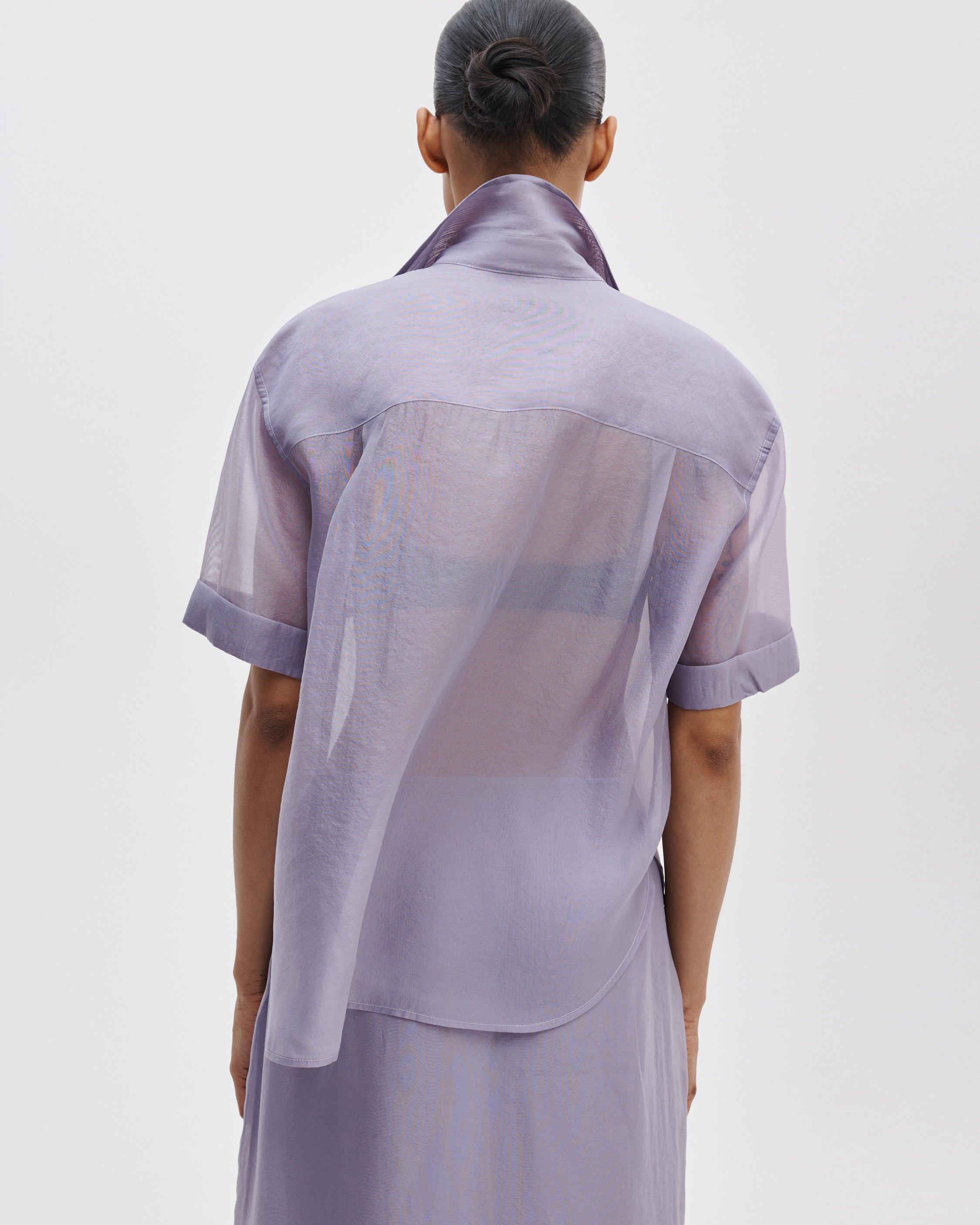 Connie Organza Short-Sleeve Shirt image number 5