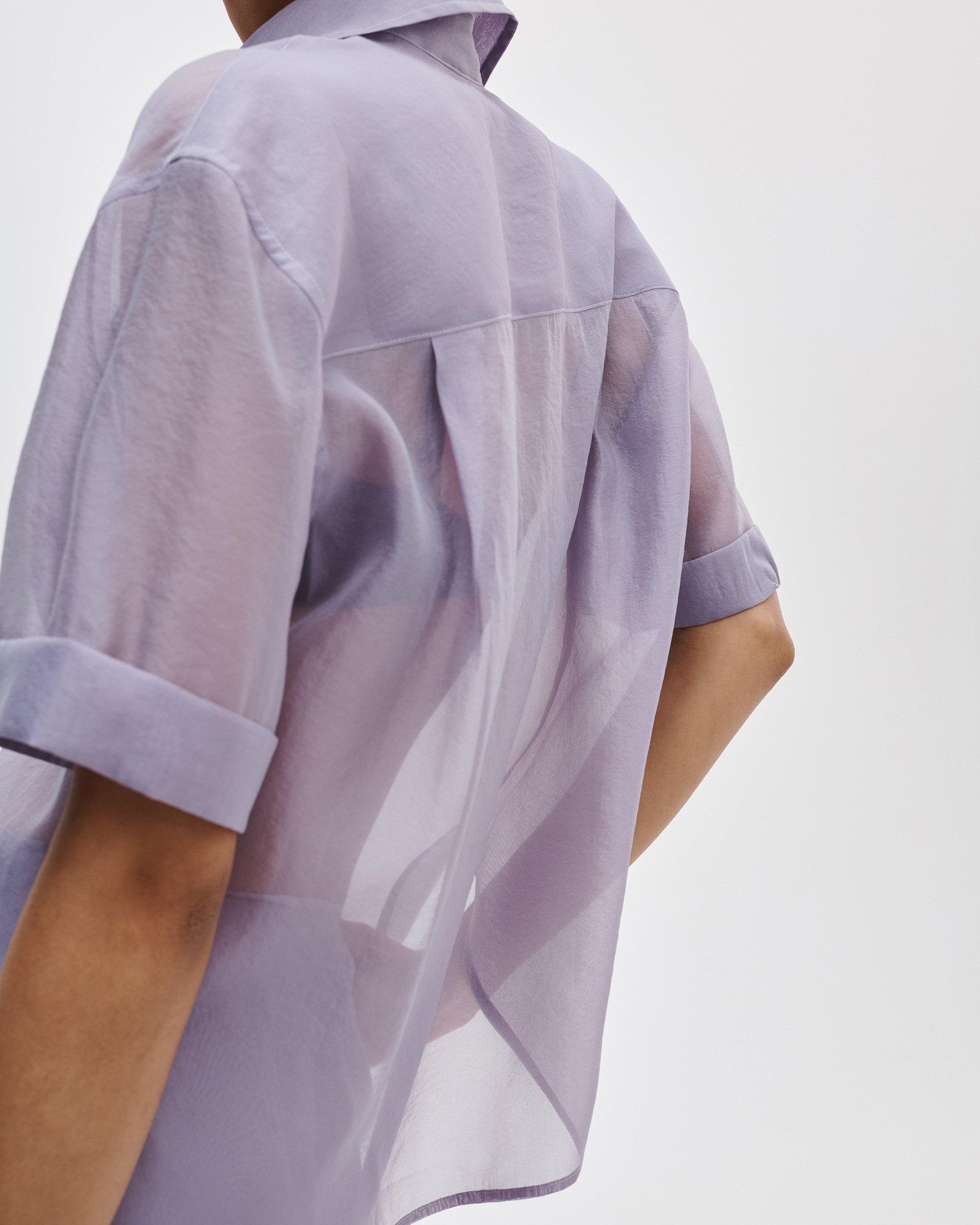 Connie Organza Short-Sleeve Shirt image number 7