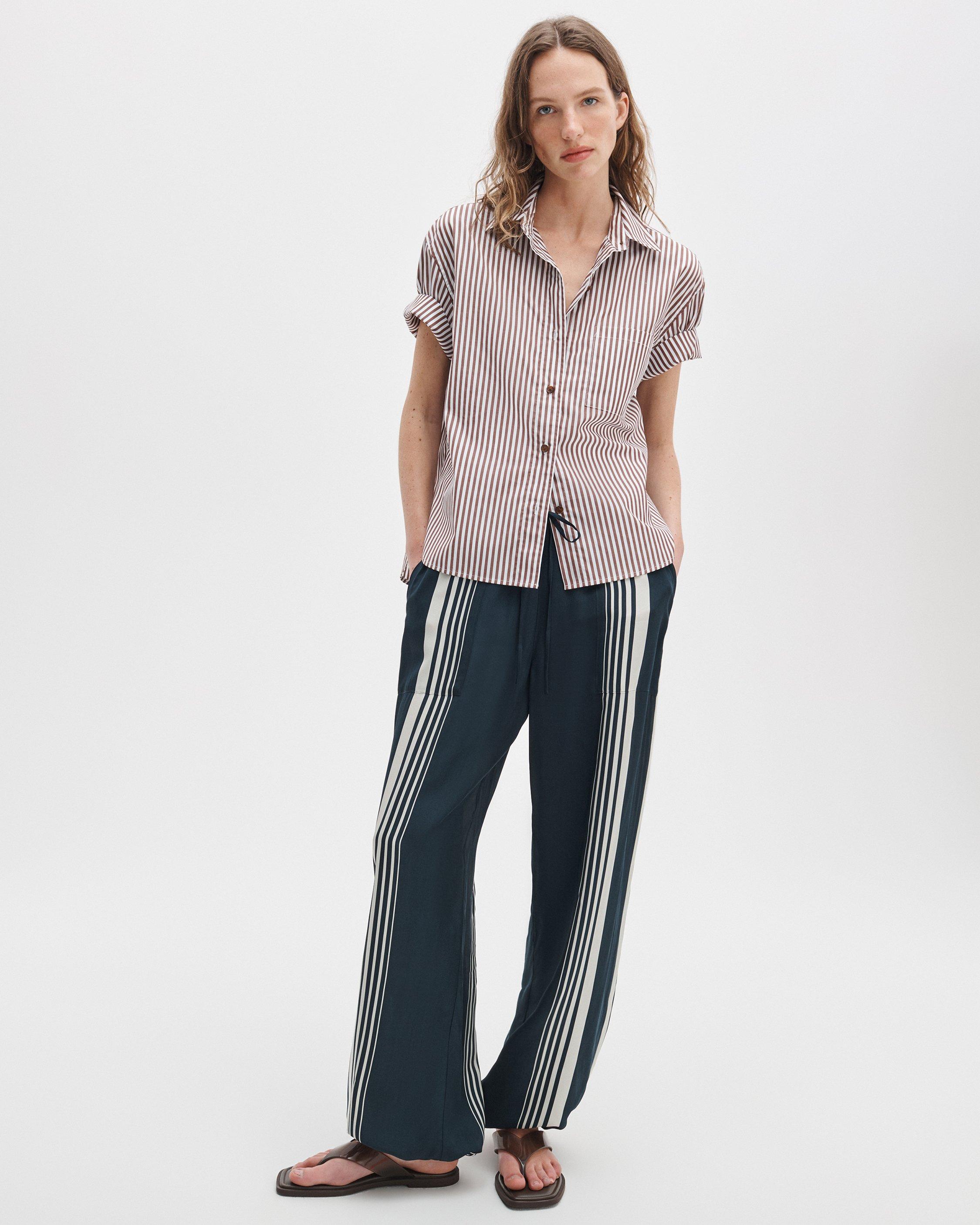 Connie Short-Sleeve Poplin Shirt image number 3
