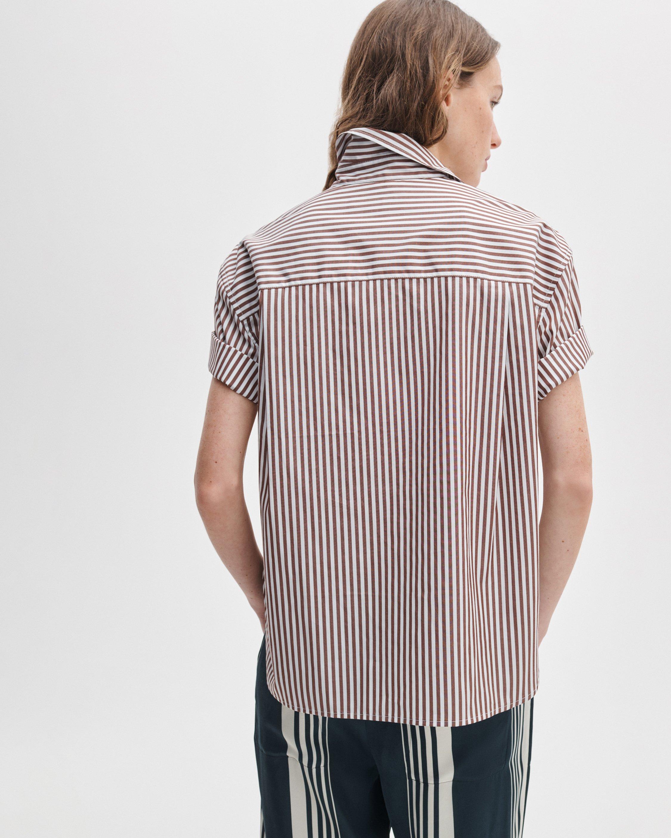 Connie Short-Sleeve Poplin Shirt image number 5