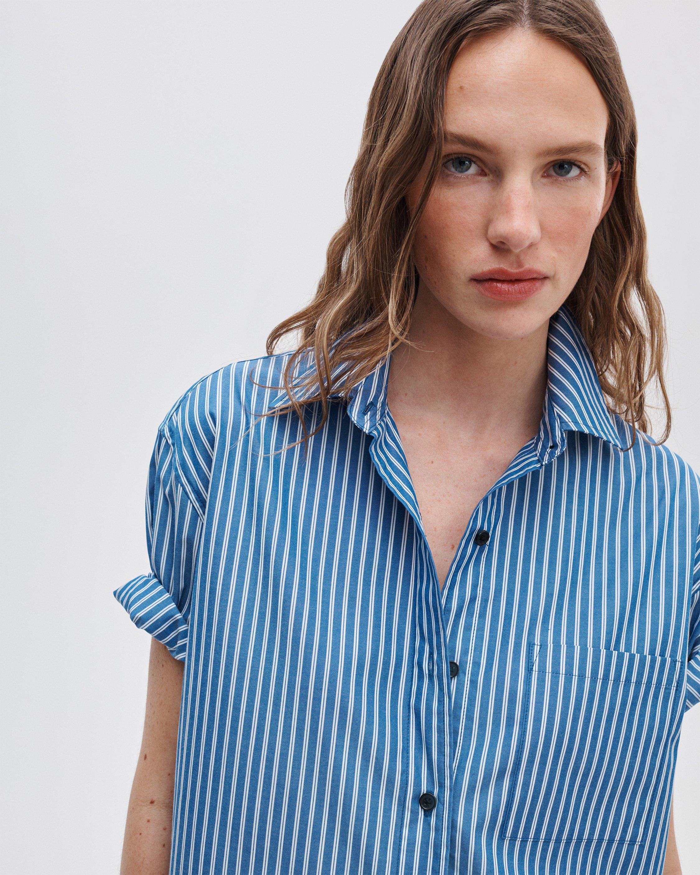 Connie Short-Sleeve Poplin Shirt image number 4