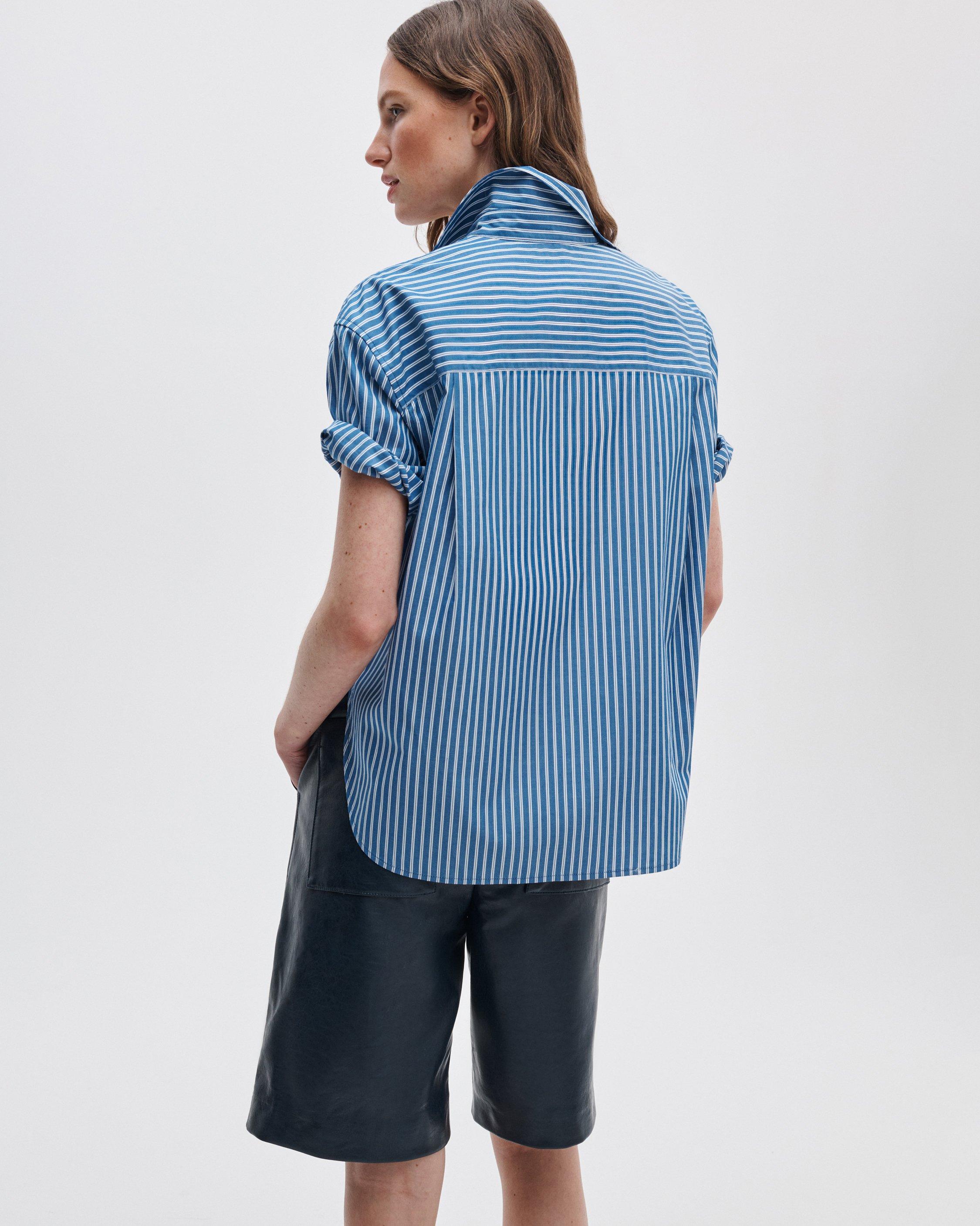 Connie Short-Sleeve Poplin Shirt image number 5