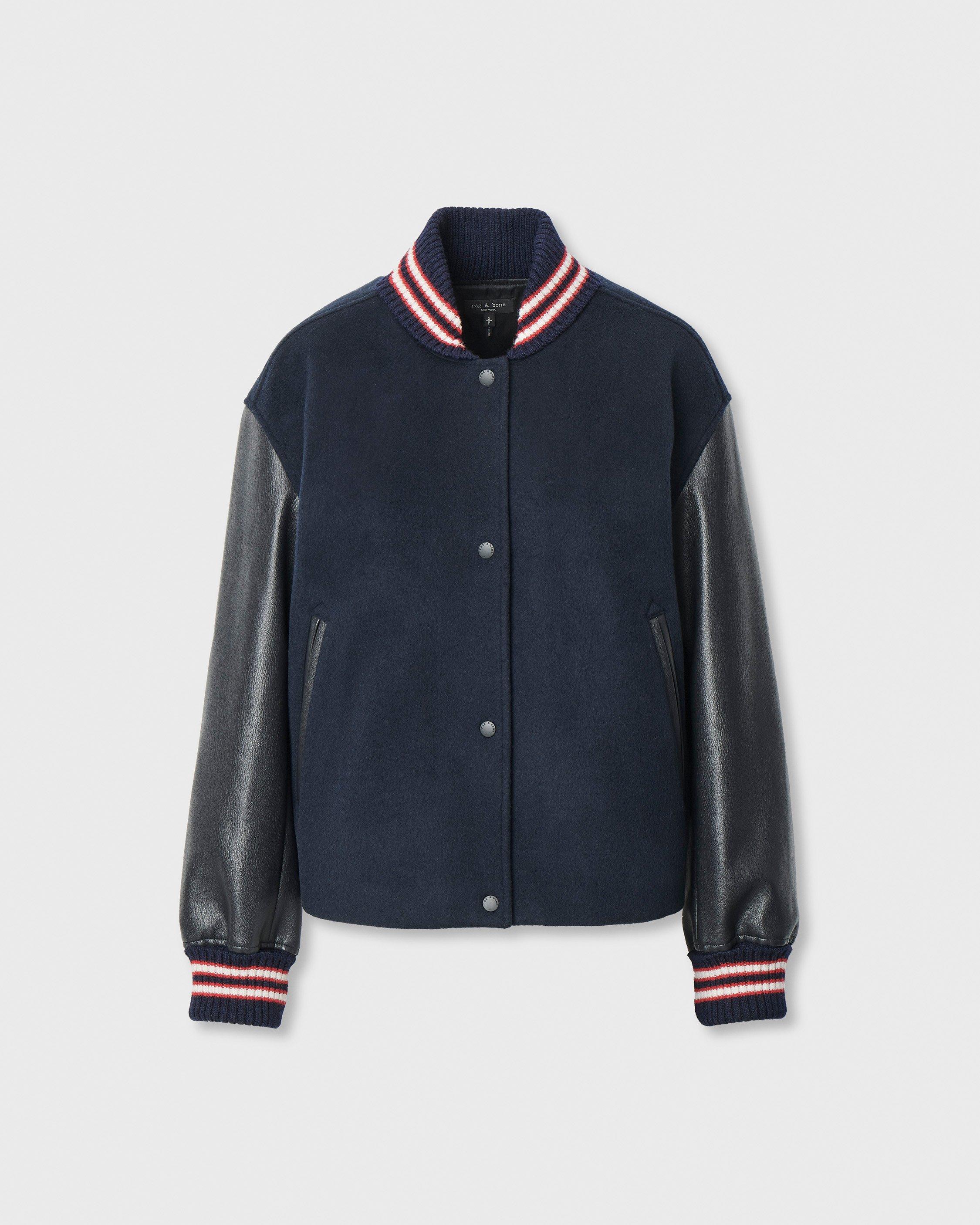 Scarlet Varsity Jacket image number 2