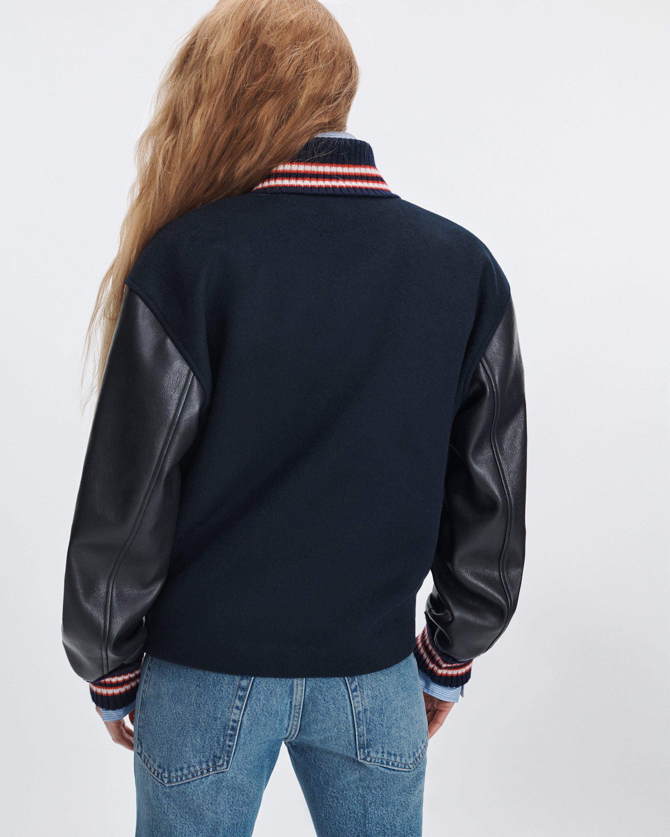 Scarlet Varsity Jacket image number 5