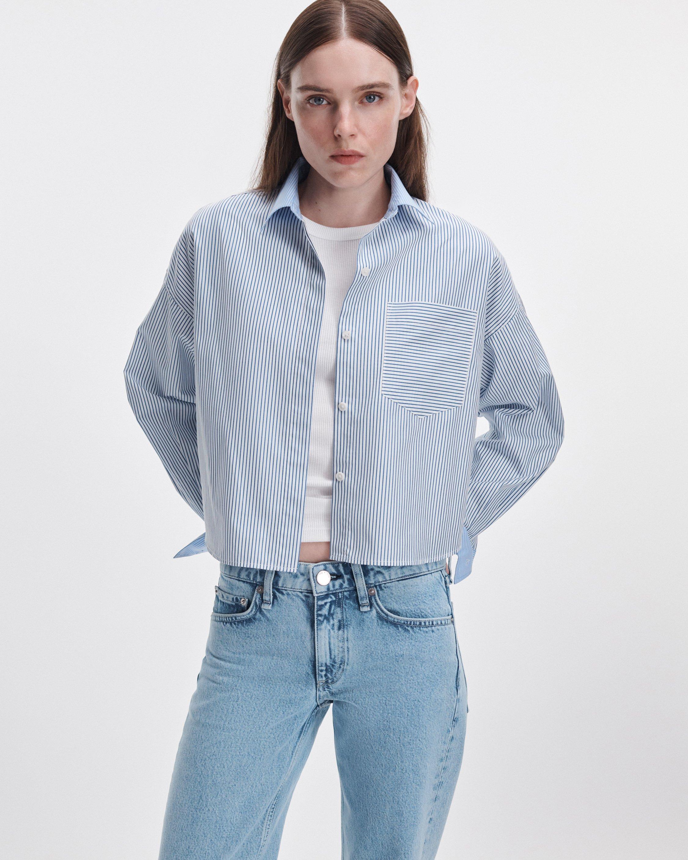 Marin Striped Poplin Shirt image number 1