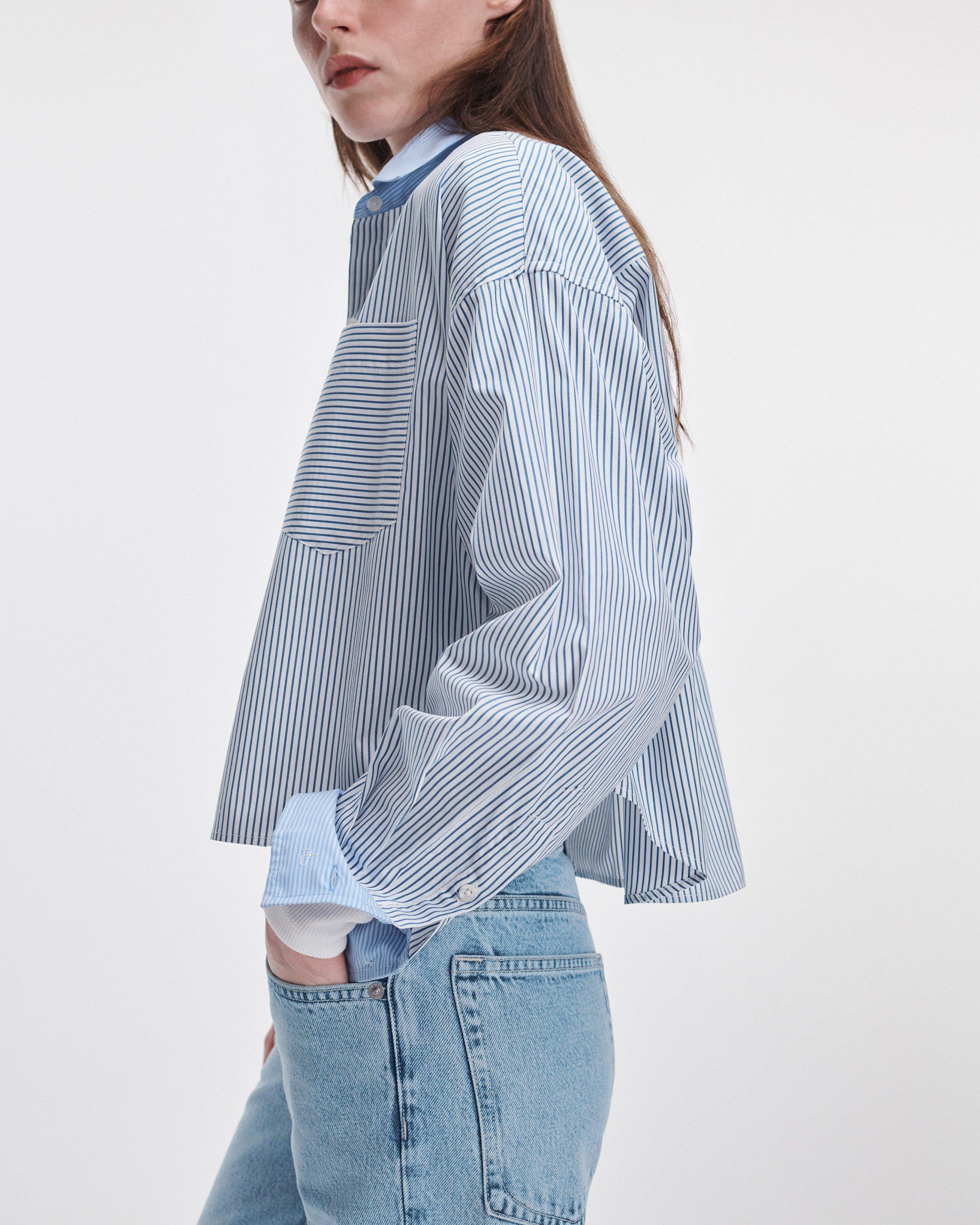 Marin Striped Poplin Shirt image number 4