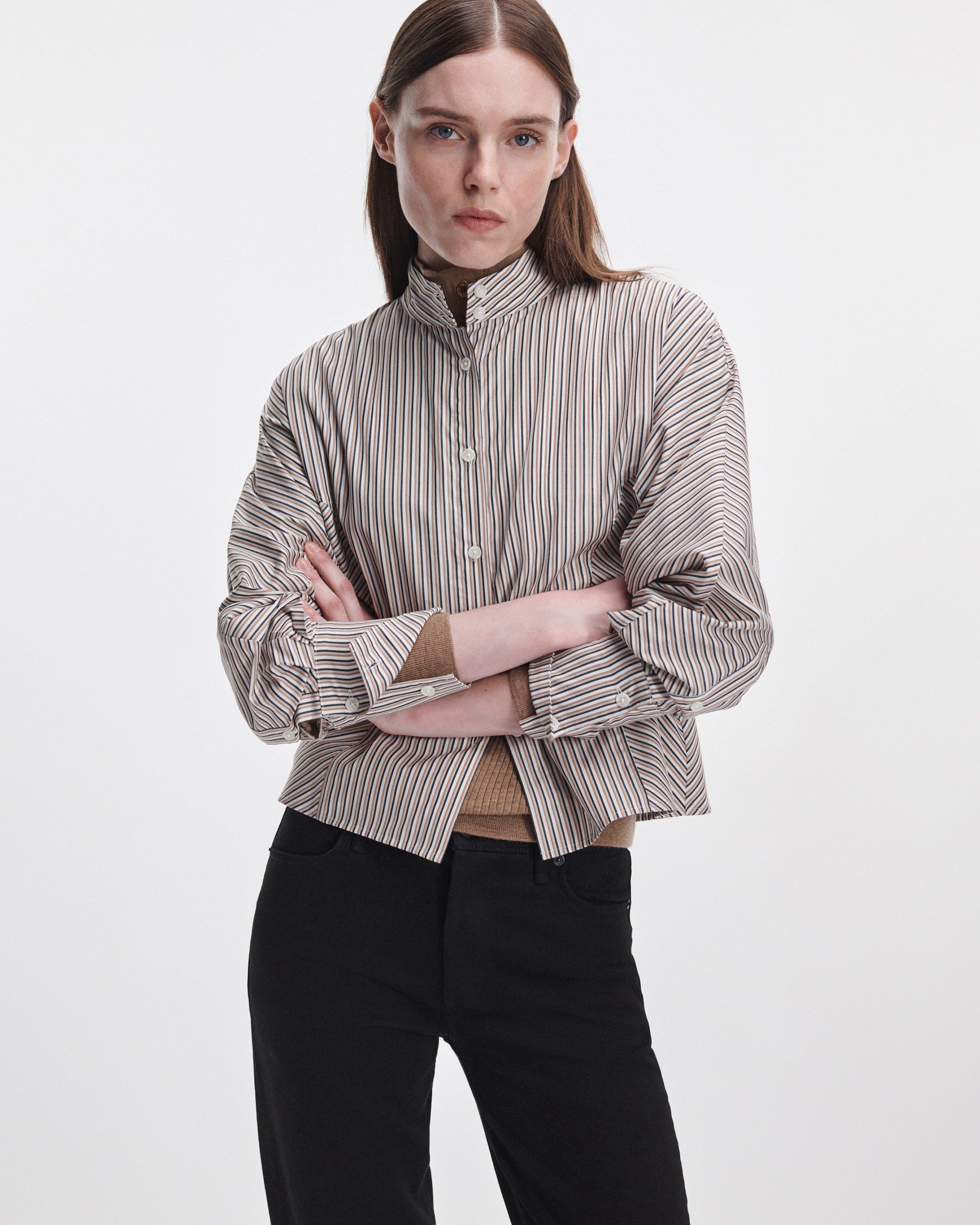 Dustin Striped Poplin Shirt image number 1