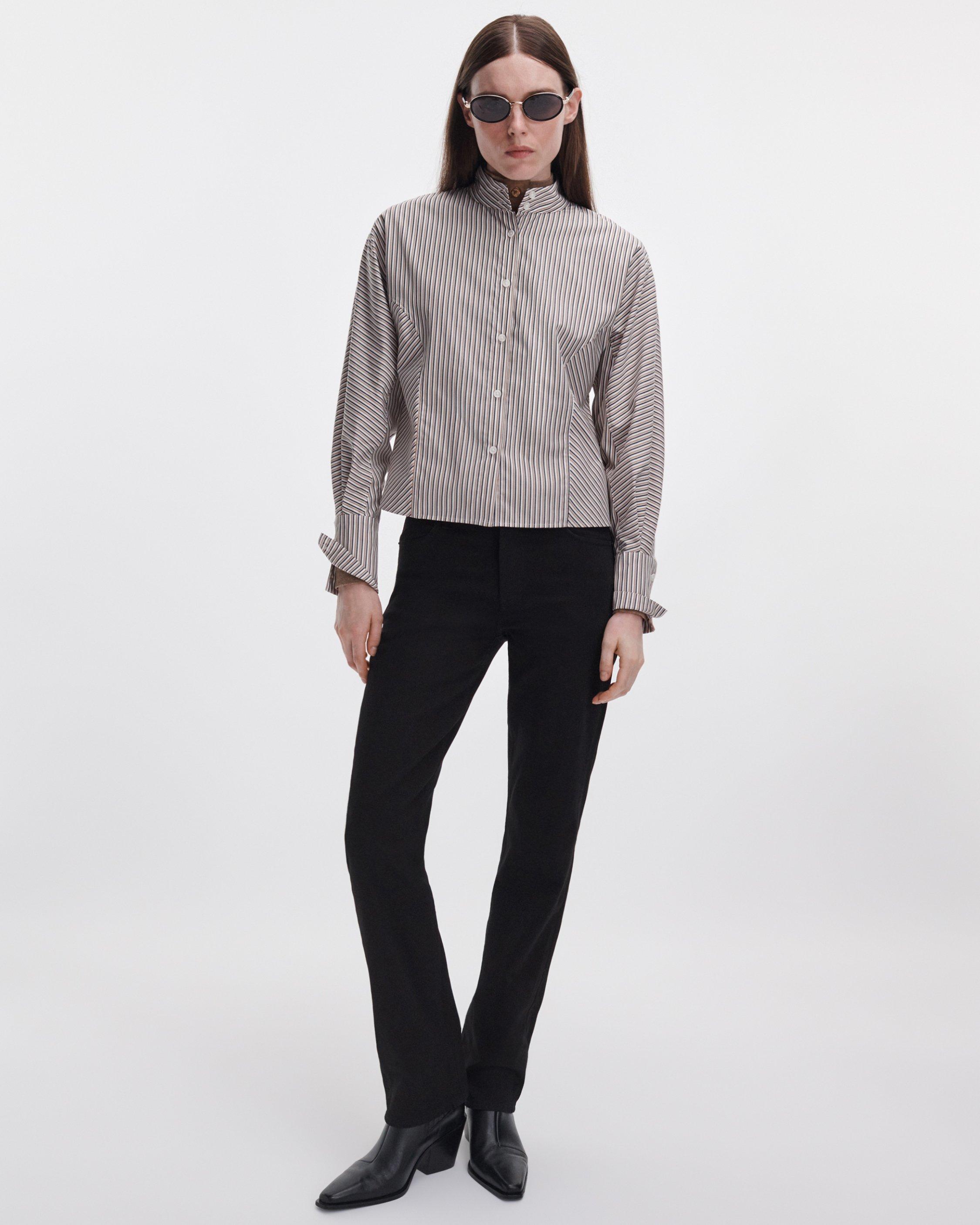 Dustin Striped Poplin Shirt image number 3