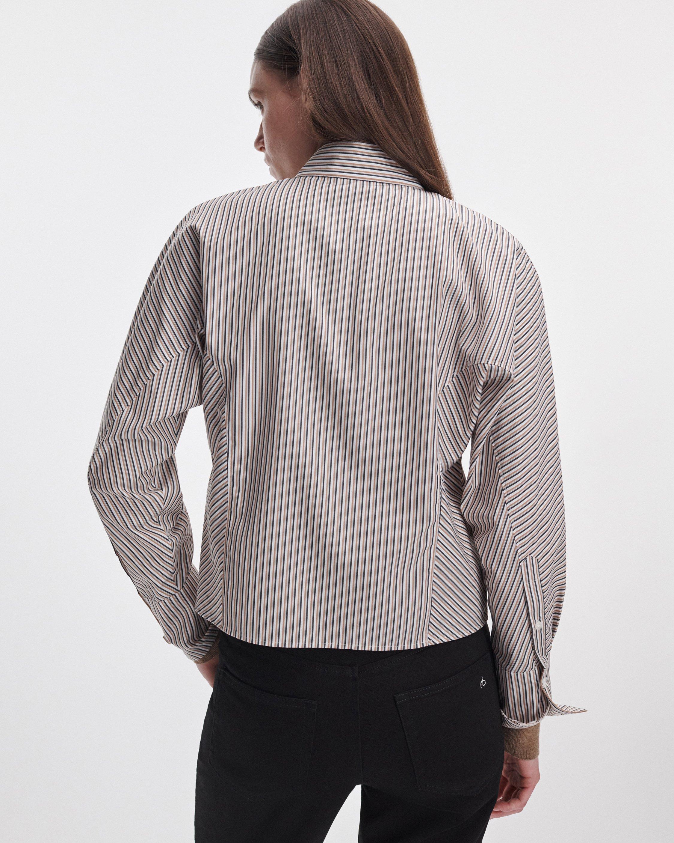 Dustin Striped Poplin Shirt image number 5