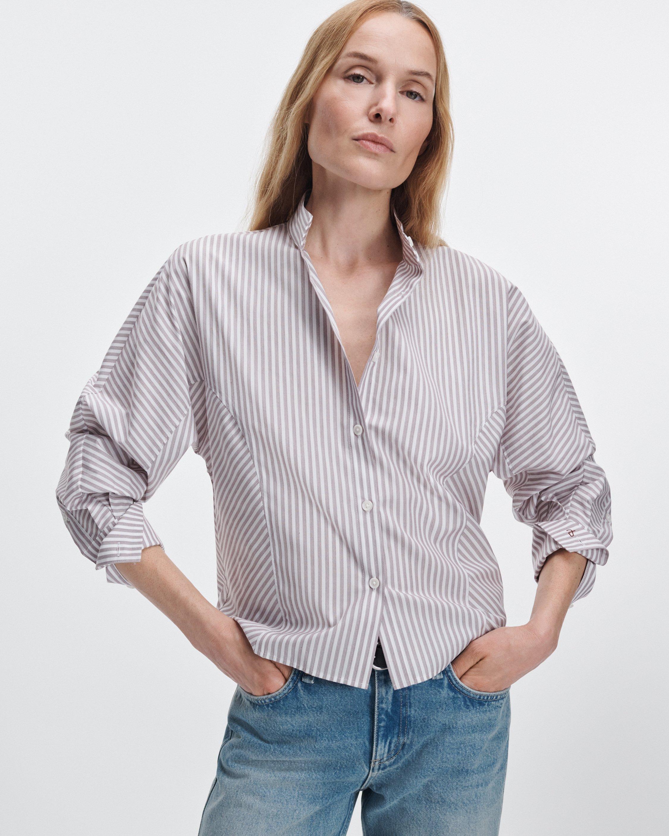 Dustin Striped Poplin Shirt image number 1