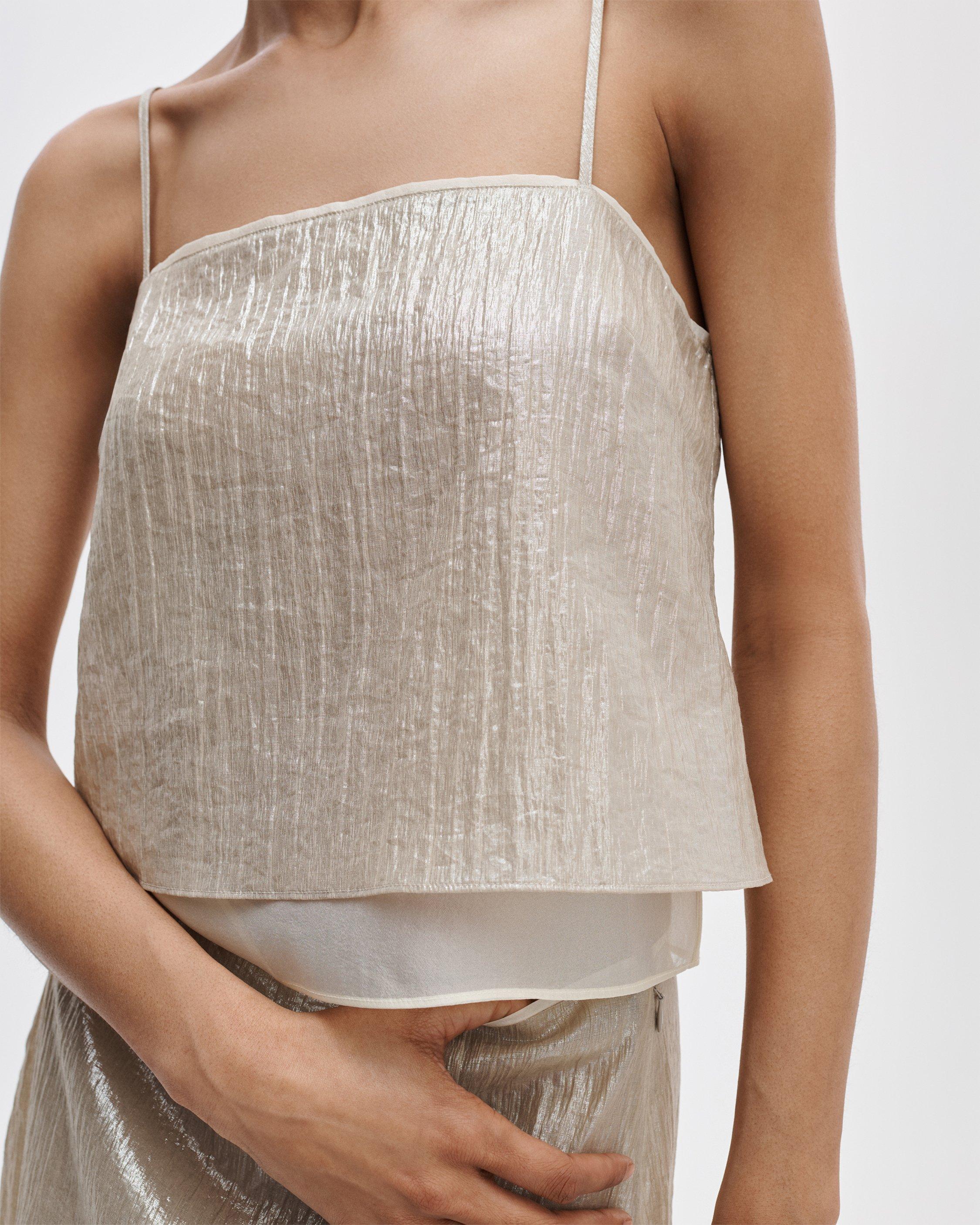 Suki Crinkled Organza Cami image number 4