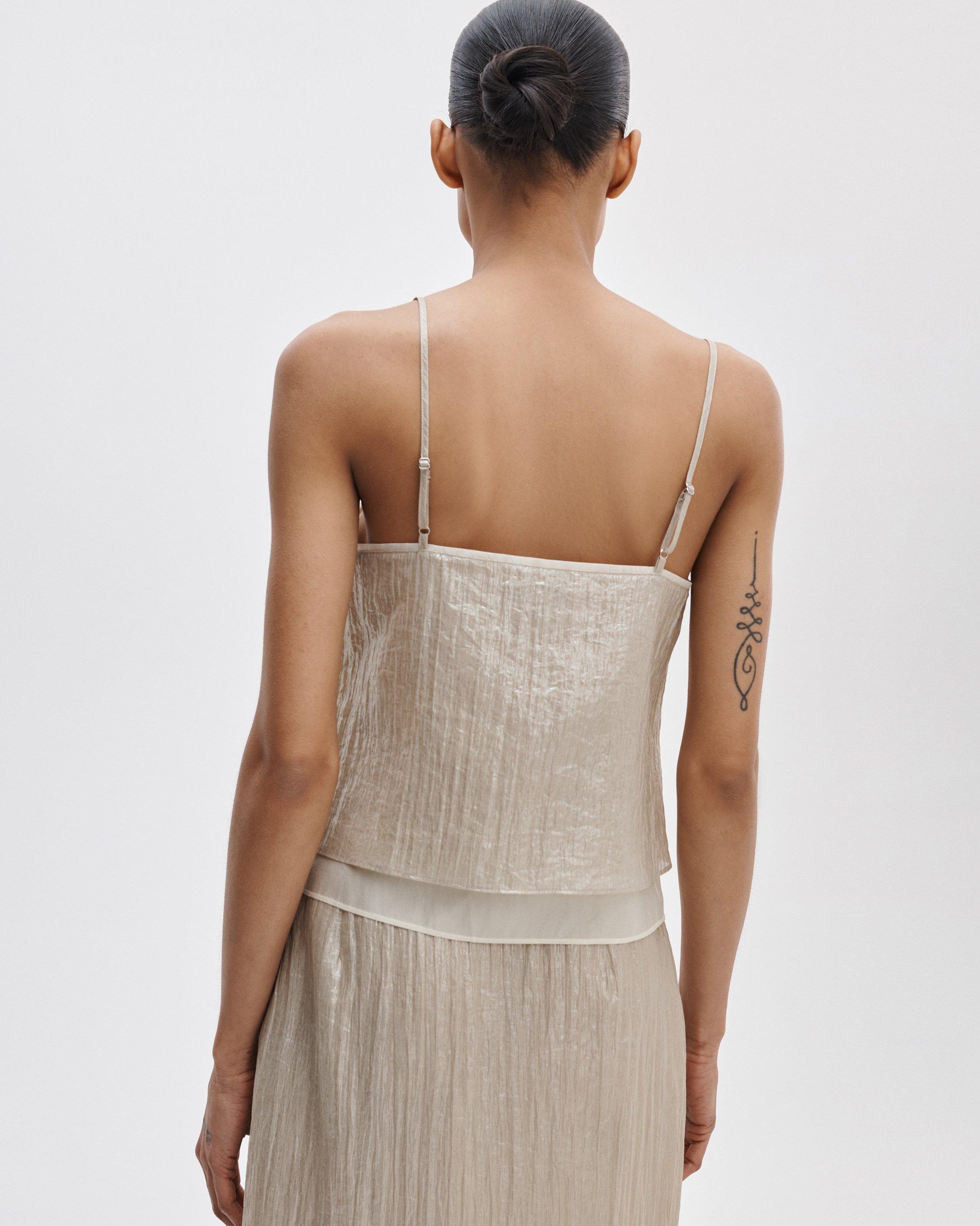 Suki Crinkled Organza Cami image number 5