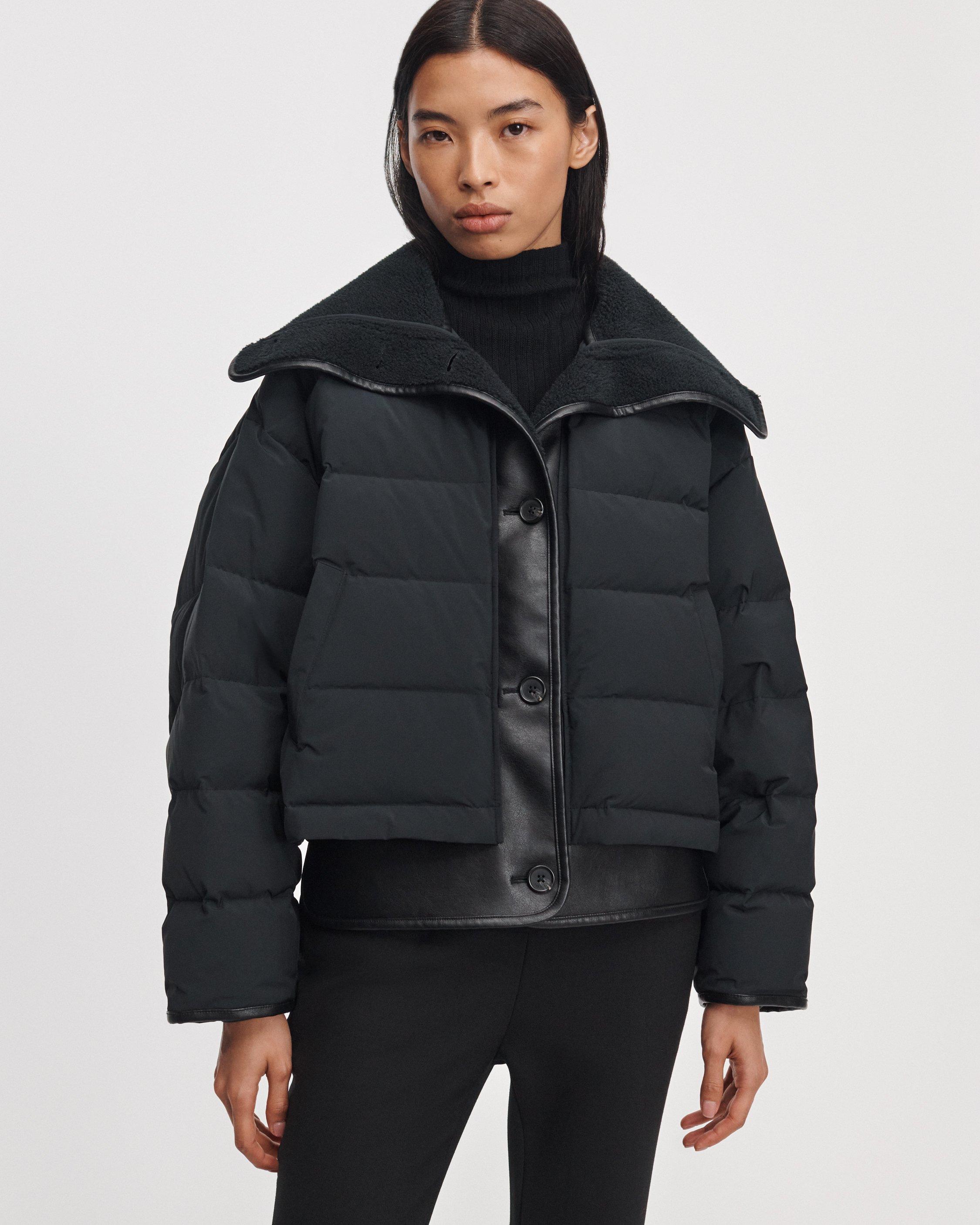 Gloria Mixed-Media Puffer Jacket image number 1